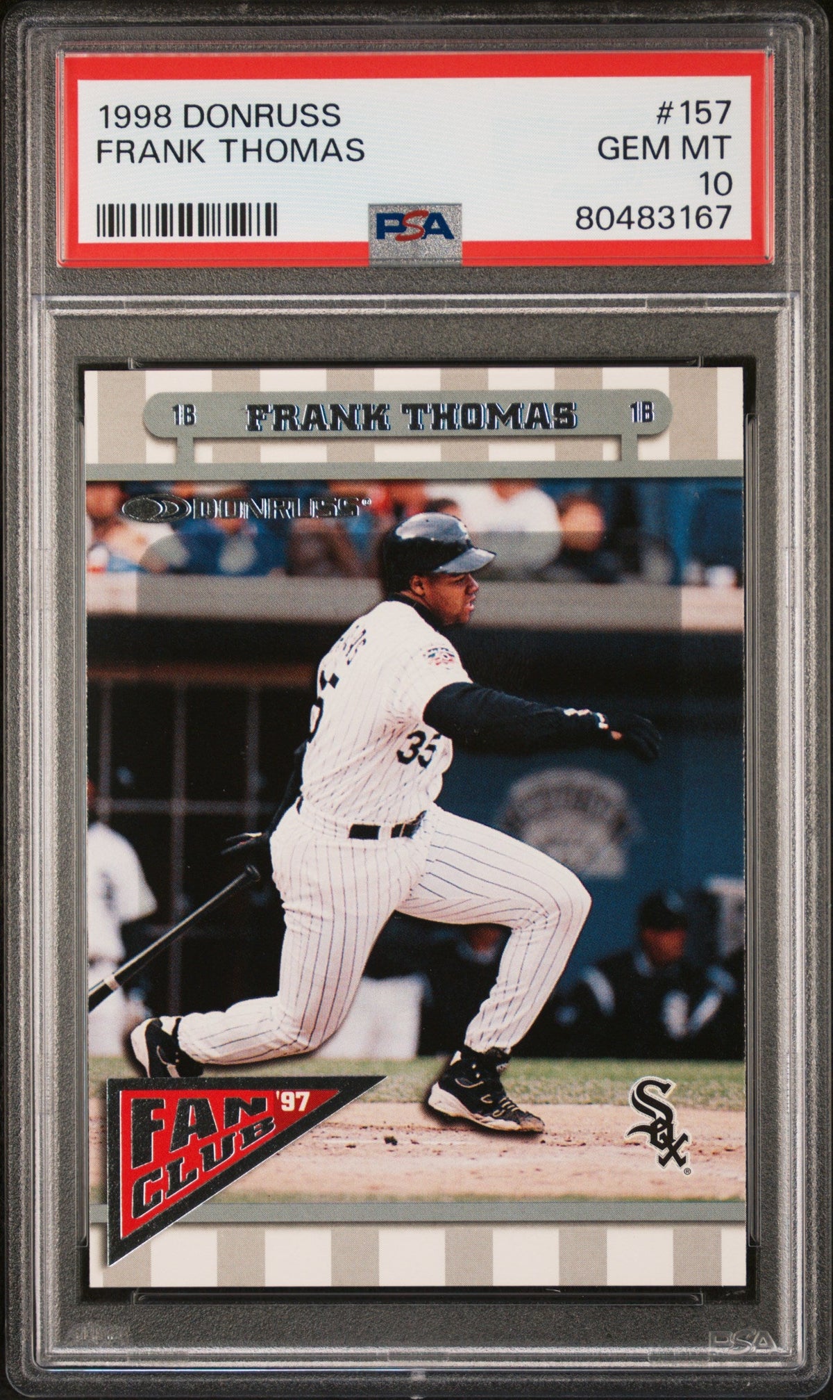 1998 DONRUSS FRANK THOMAS  #157 - PSA 10