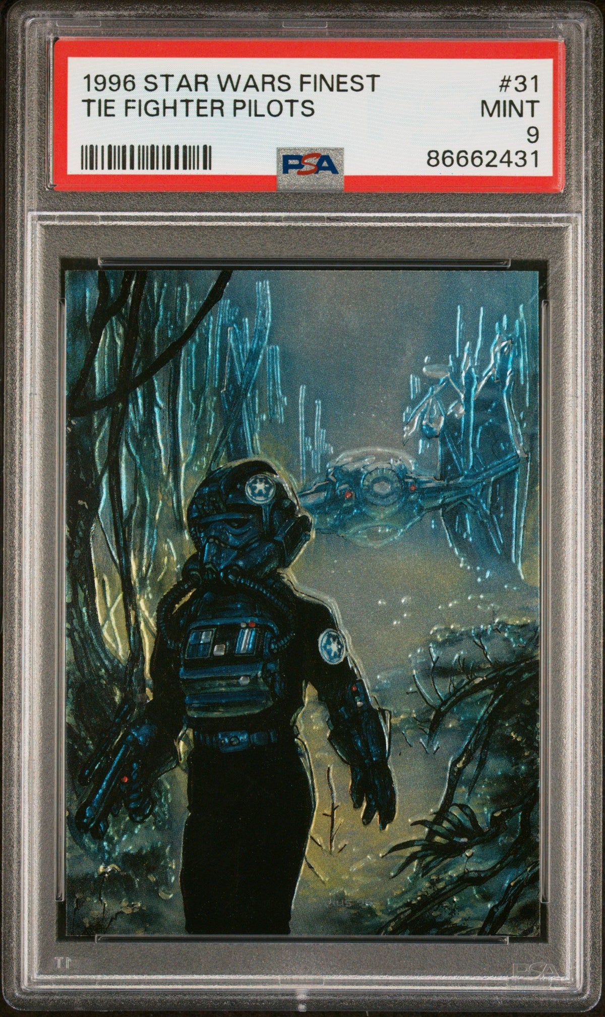 1996 STAR WARS FINEST TIE FIGHTER PILOTS  #31 - PSA 9