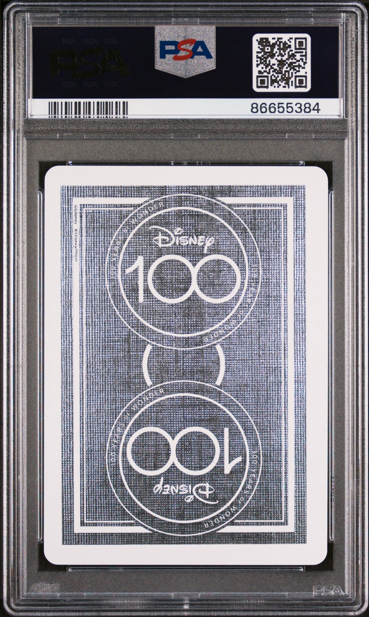 2023 DISNEY 100 PLAYING CARDS SNOW WHITE 3 OF CLUBS PSA 10