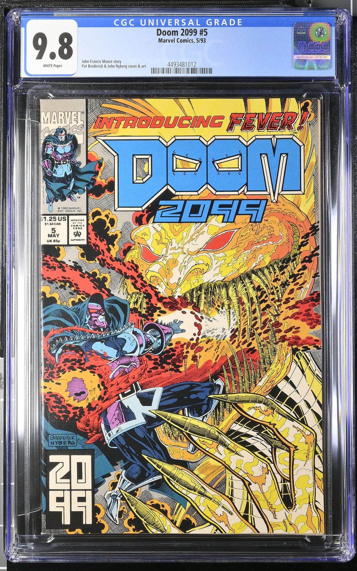 Doom 2099 #5 (5/93) Graded CGC 9.8