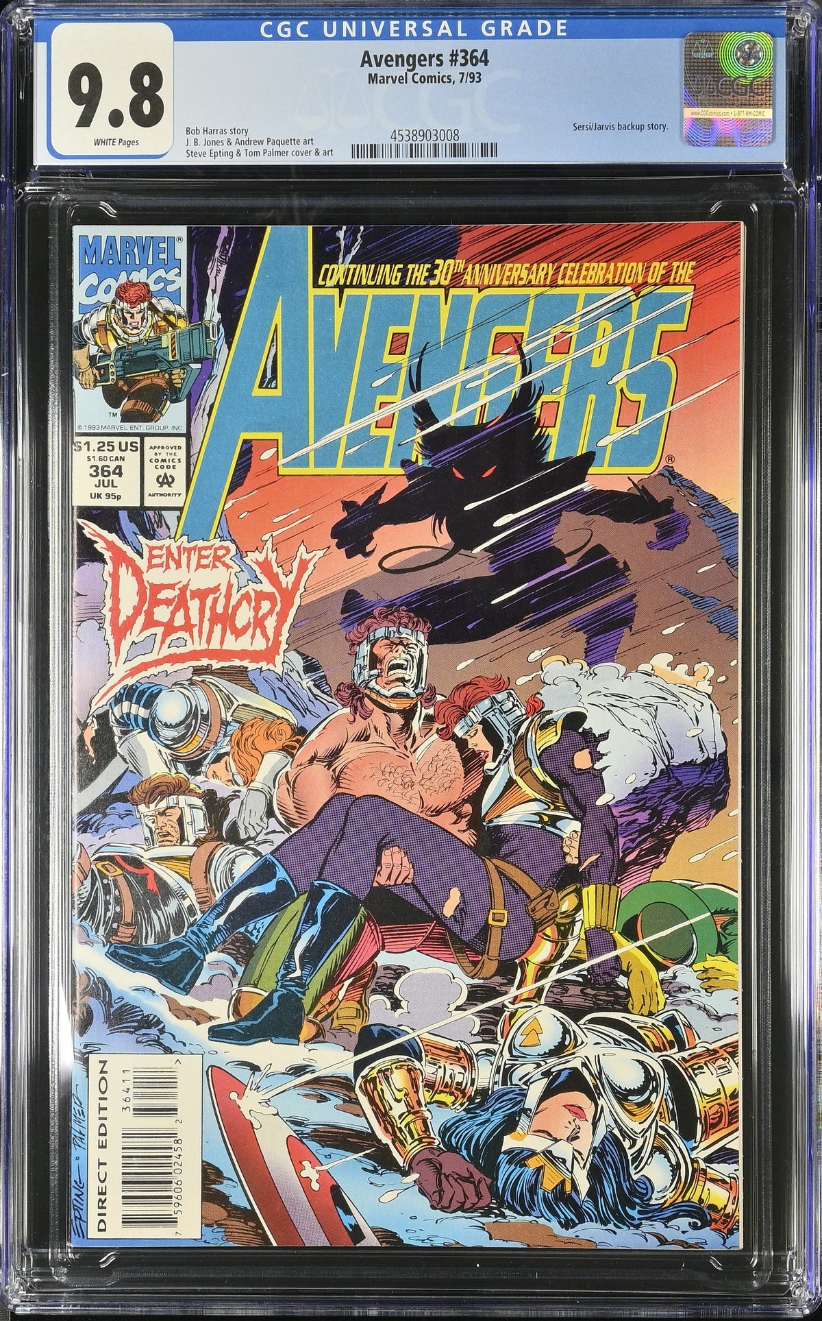 Avengers #364 (7/93) - Graded CGC 9.8