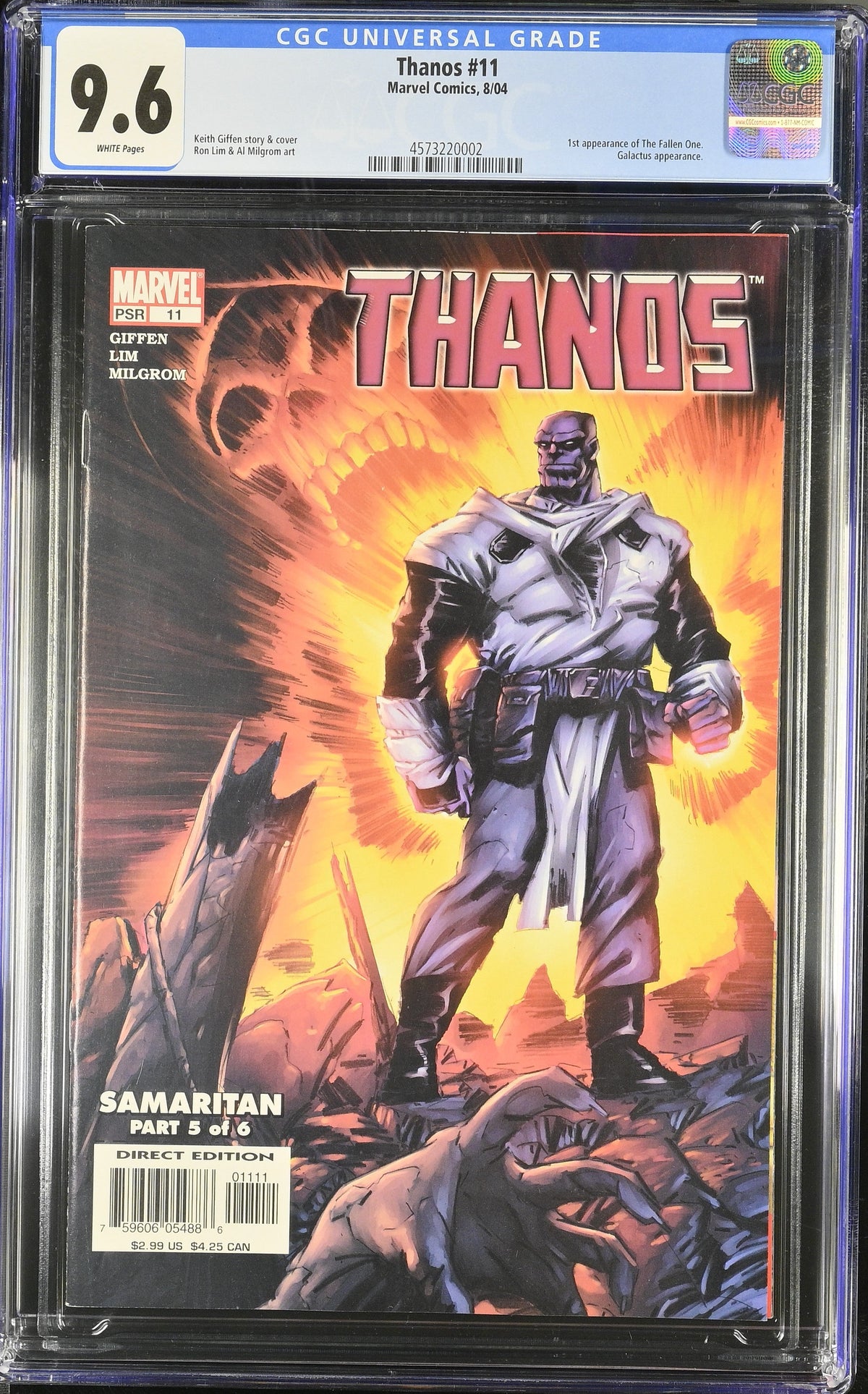 Thanos #11 (8/04) Graded CGC 9.6