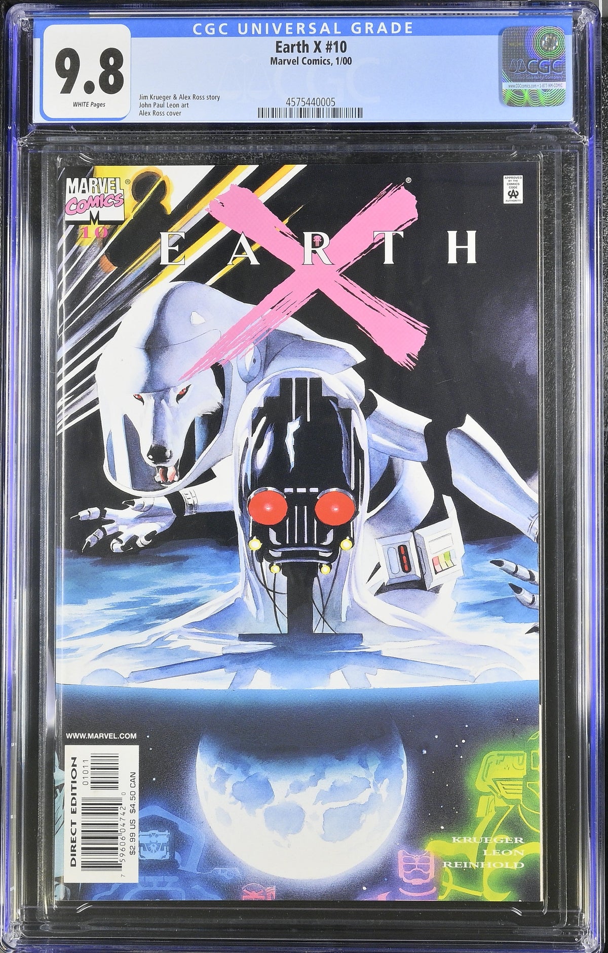 Earth X #10 (1/00) Graded CGC 9.8