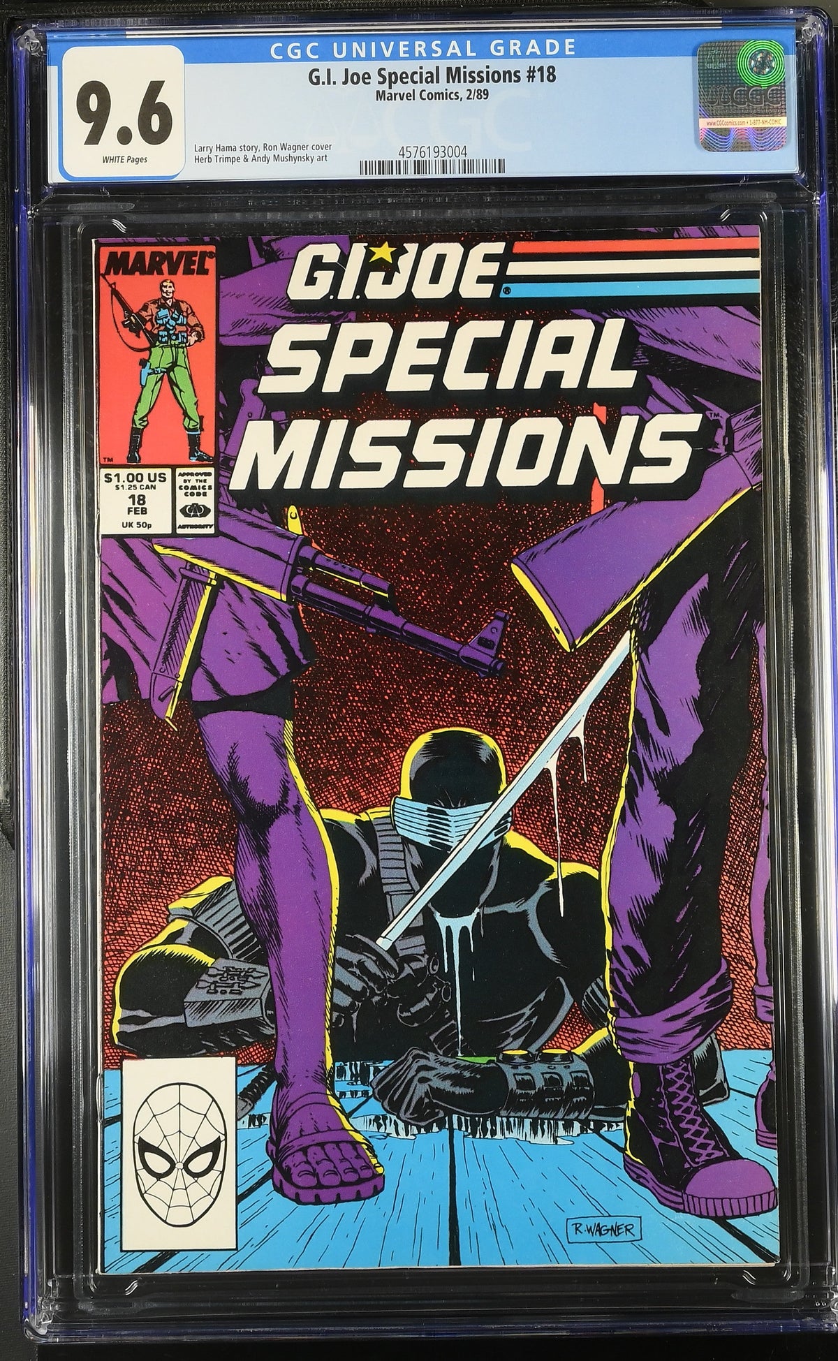 G.I. Joe Special Missions #18 (2/89) Graded CGC 9.6