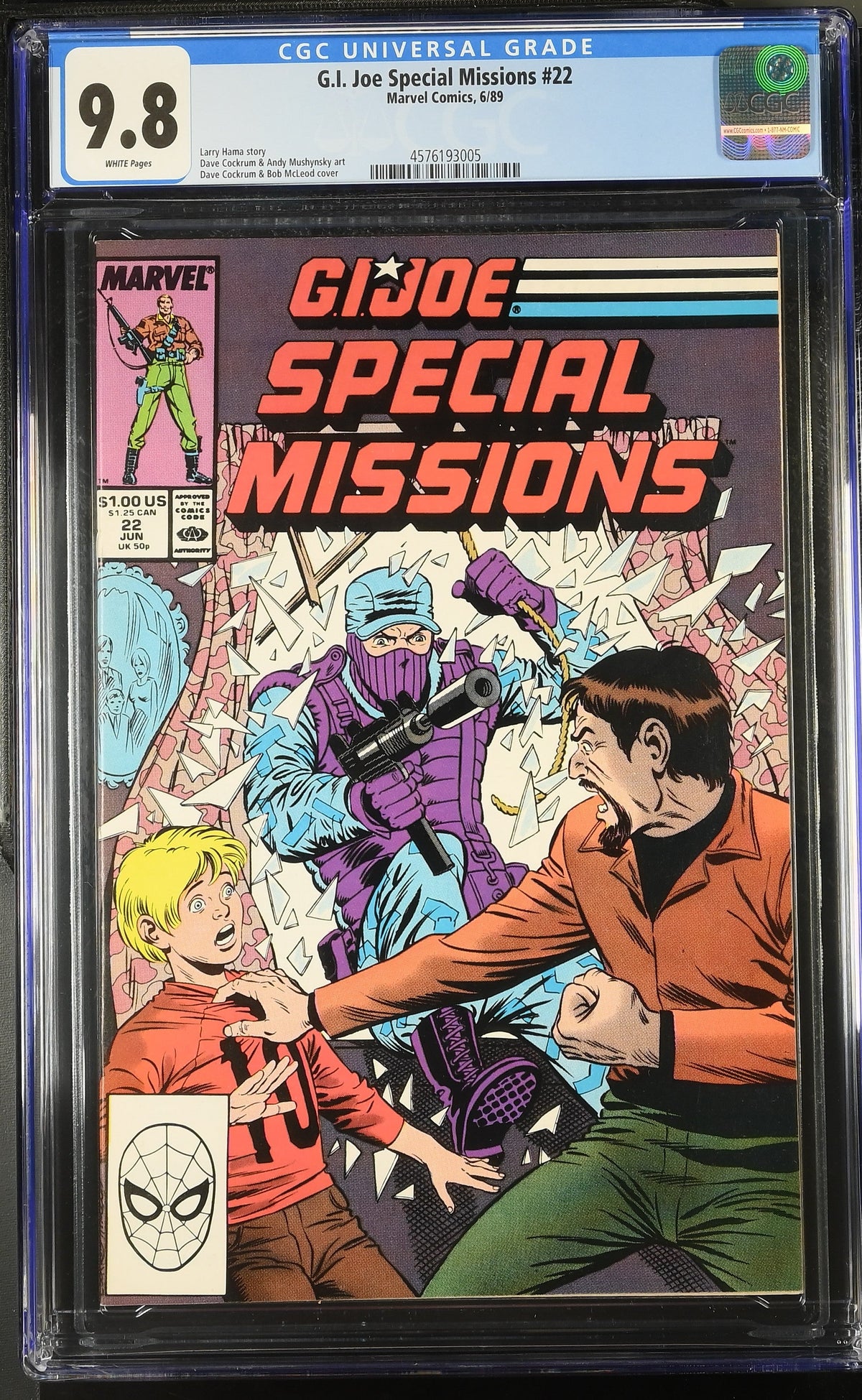 G.I. Joe Special Missions #22 (6/89) Graded CGC 9.8