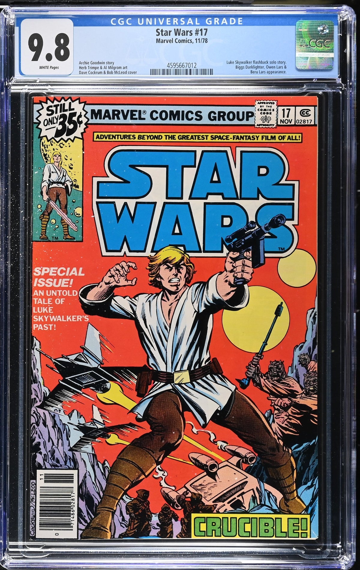 Star Wars #17 (11/78) Graded CGC 9.8