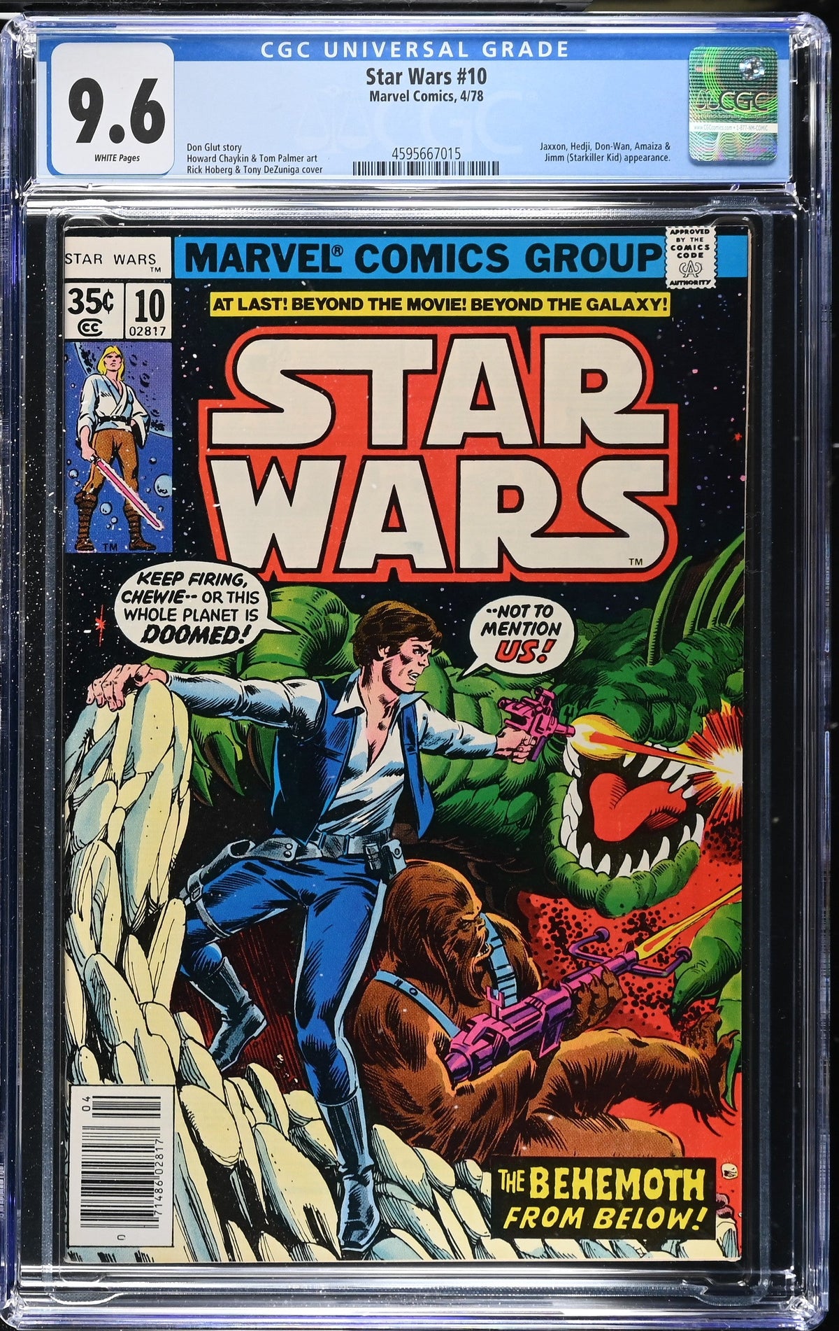 Star Wars #10 (4/78) Graded CGC 9.6