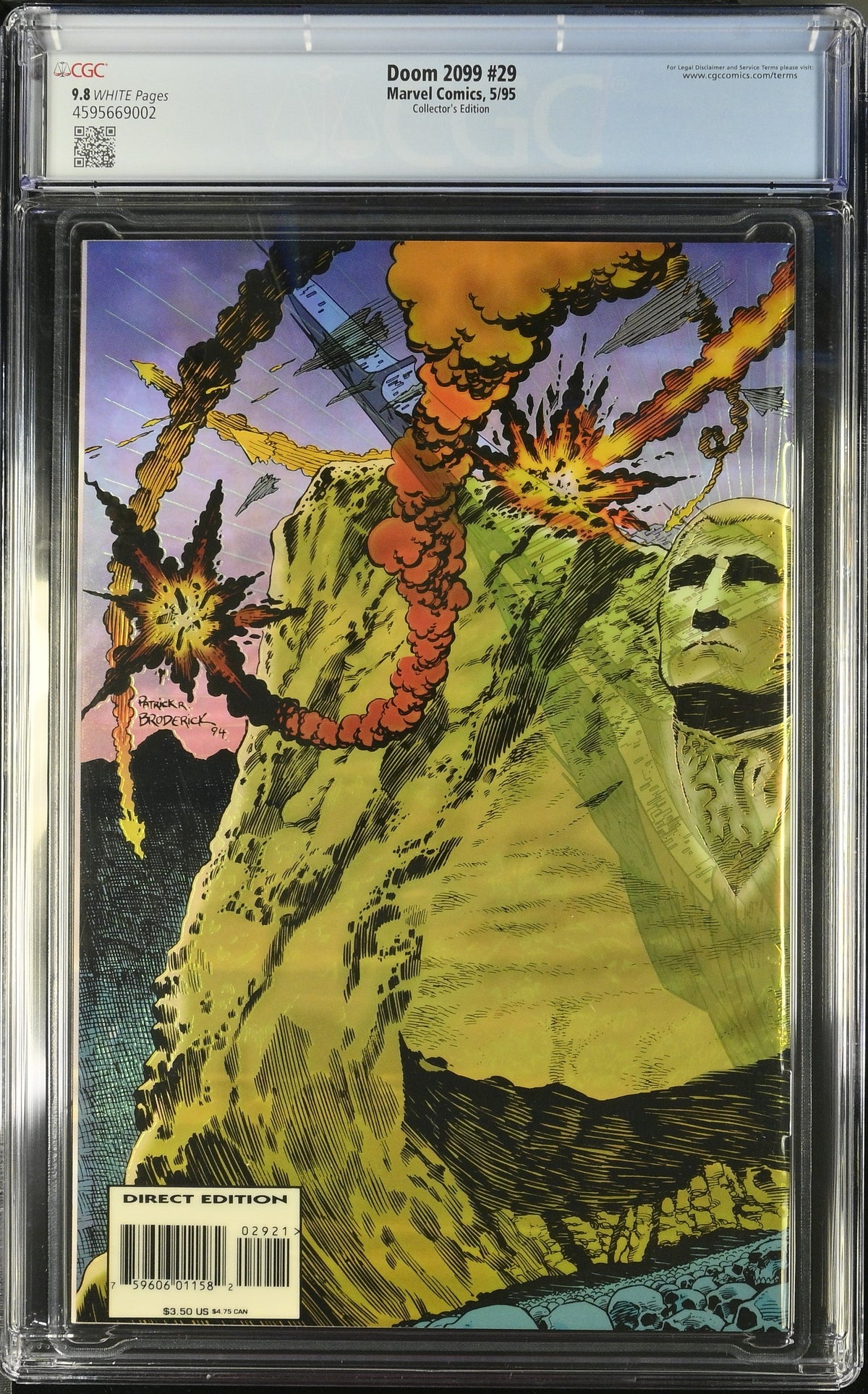 Doom 2099 #29 (5/95) Graded CGC 9.8 Collector&#39;s Edition