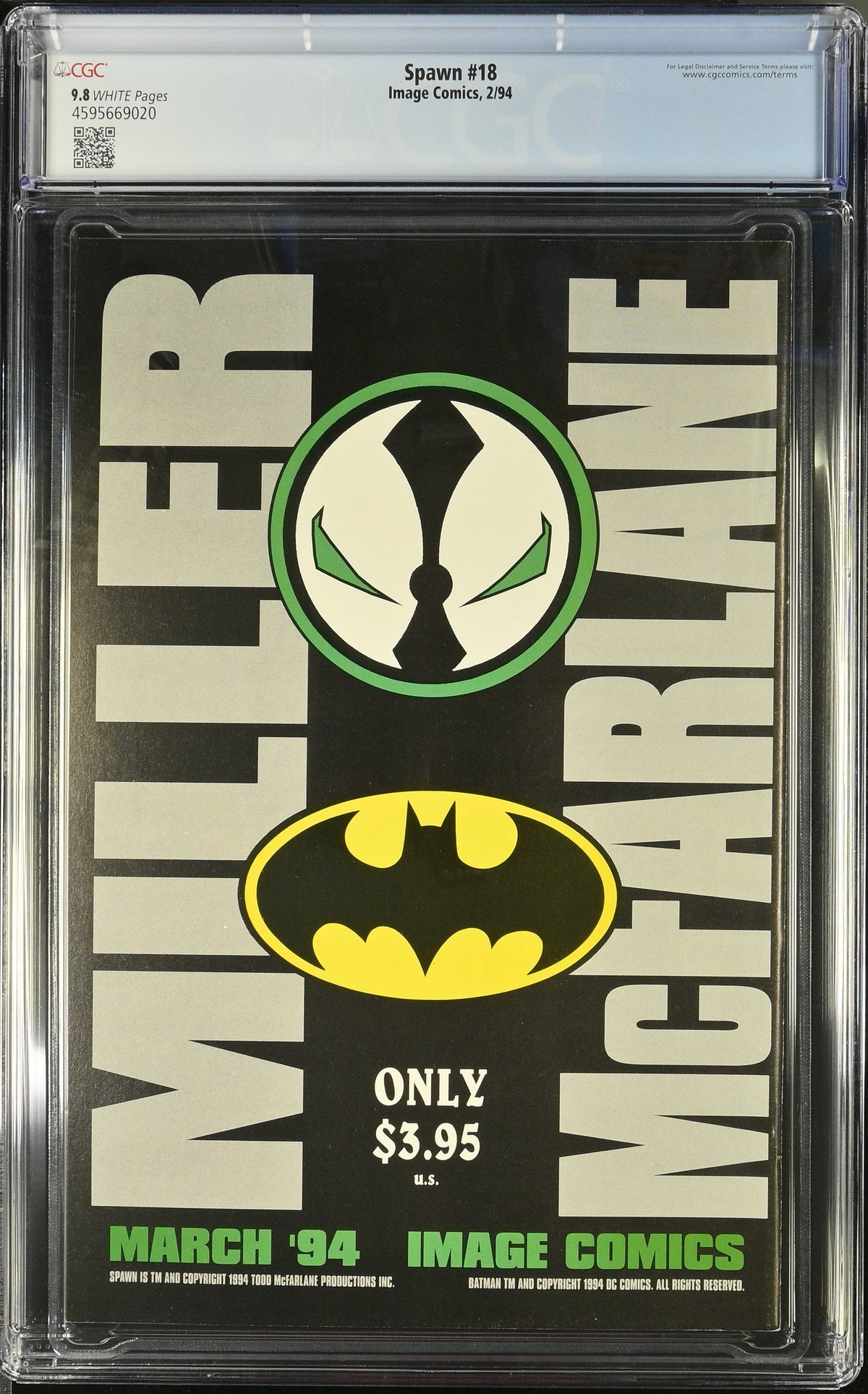 Spawn #18 (2/94) Graded CGC 9.8