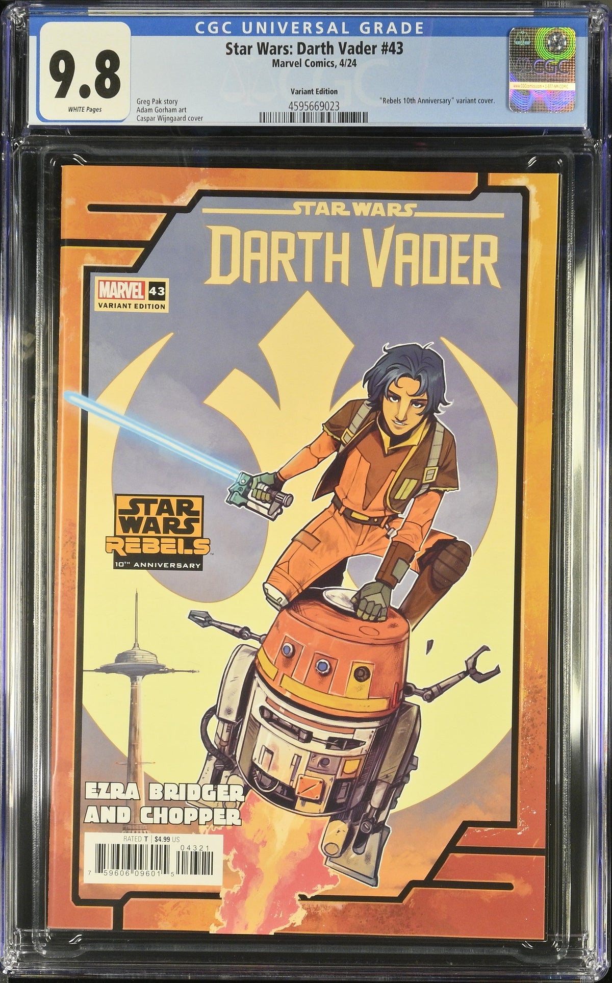Star Wars: Darth Vader #43 (4/24) Graded CGC 9.8 Variant Edition