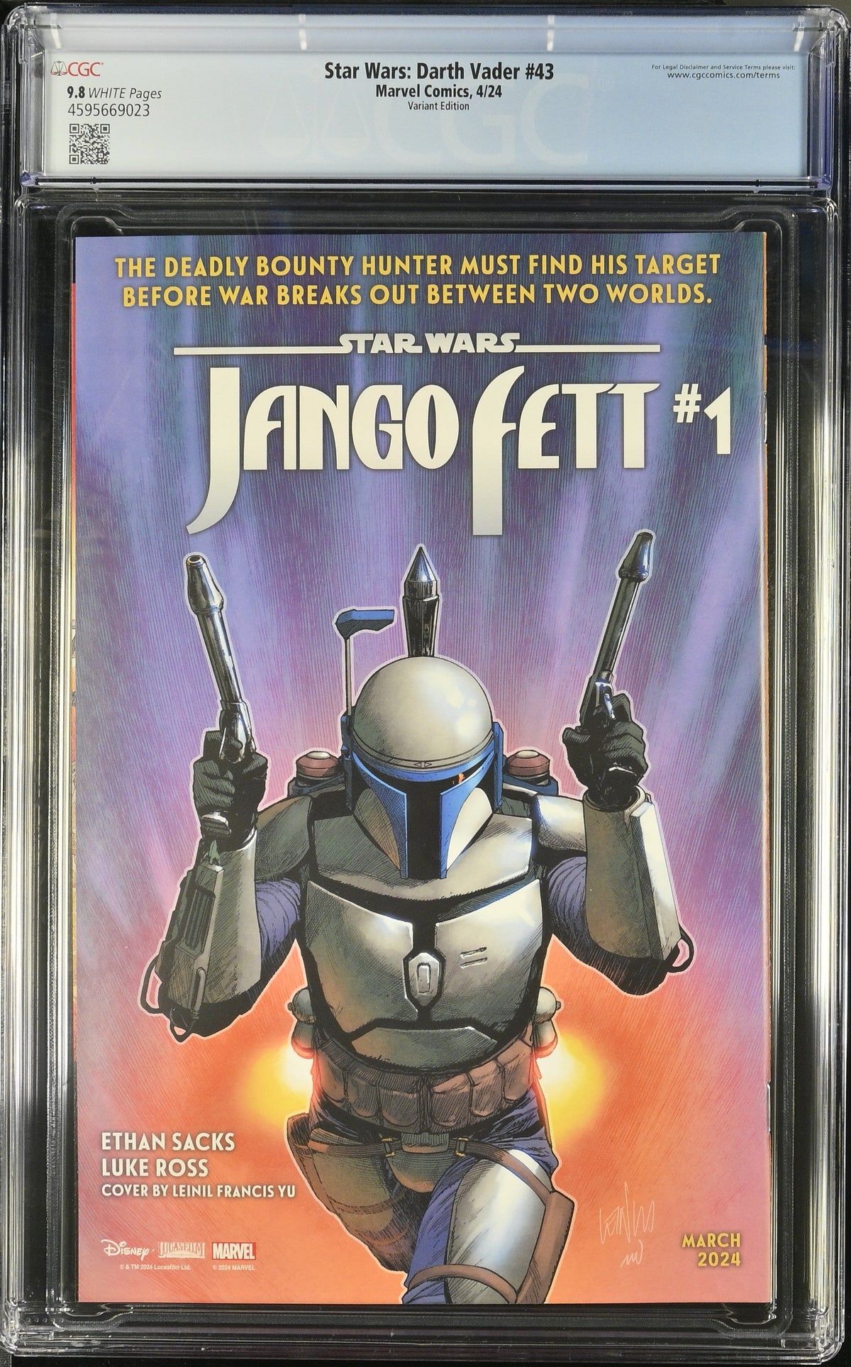 Star Wars: Darth Vader #43 (4/24) Graded CGC 9.8 Variant Edition