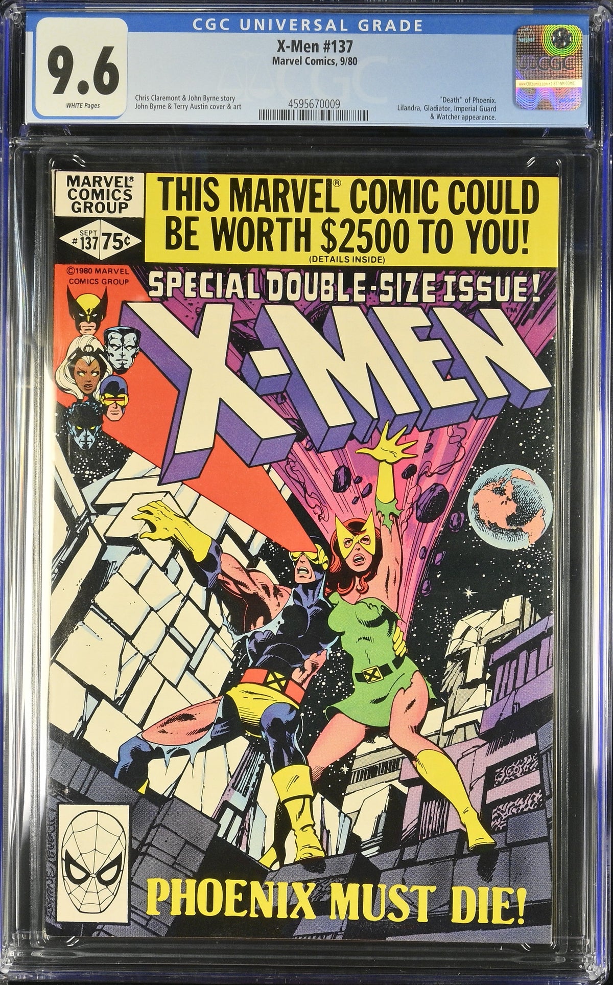 X-Men #137 (9/80) Graded CGC 9.6