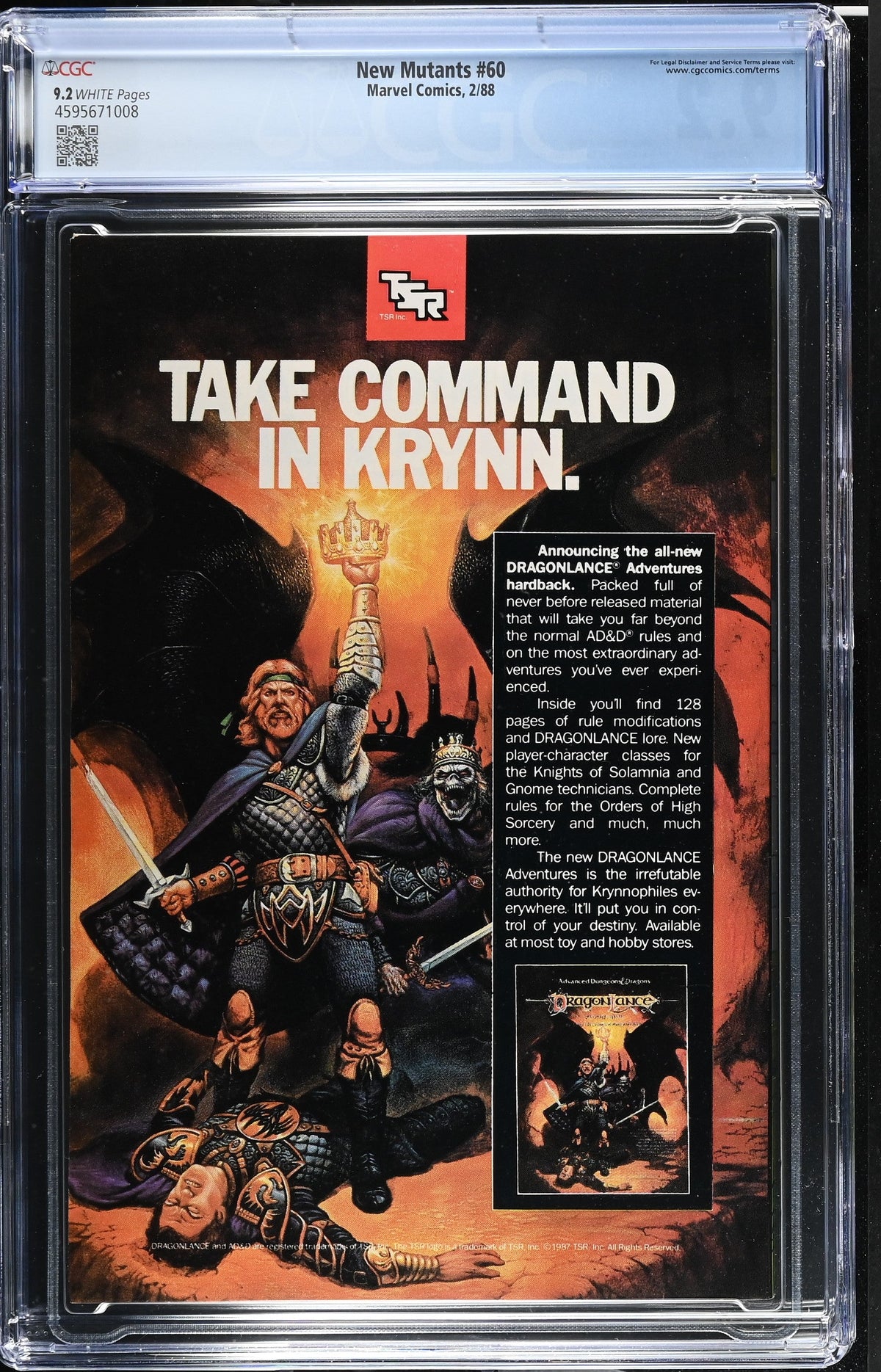 New Mutants #60 (2/88) Graded CGC 9.2