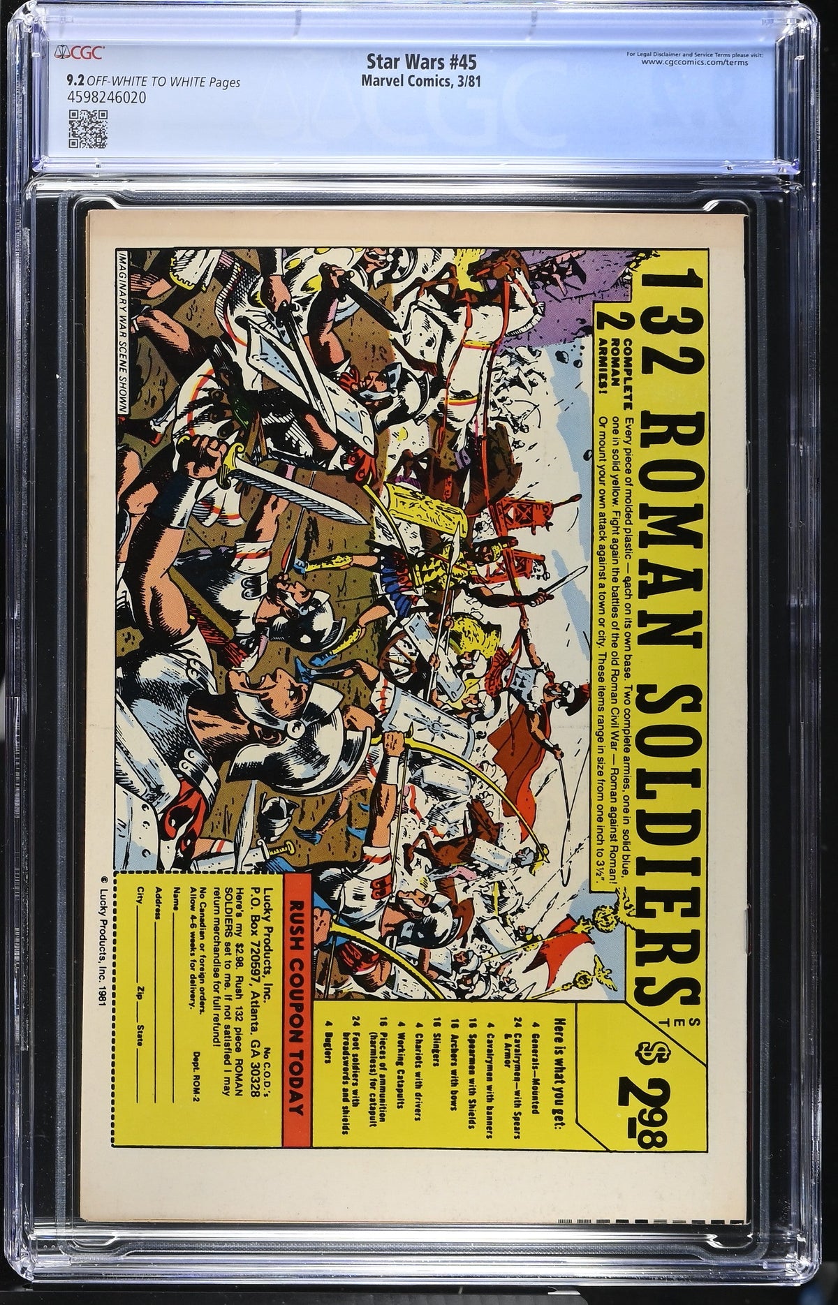 Star Wars #45 (3/81) Graded CGC 9.2