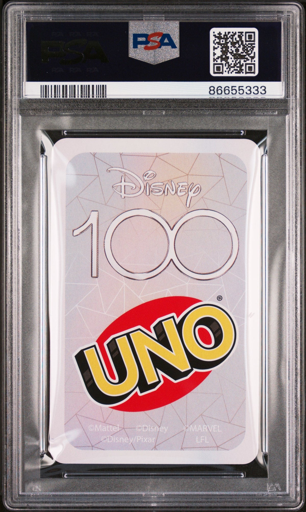 2023 UNO DISNEY 100 DARTH VADER YELLOW 4 PSA 10