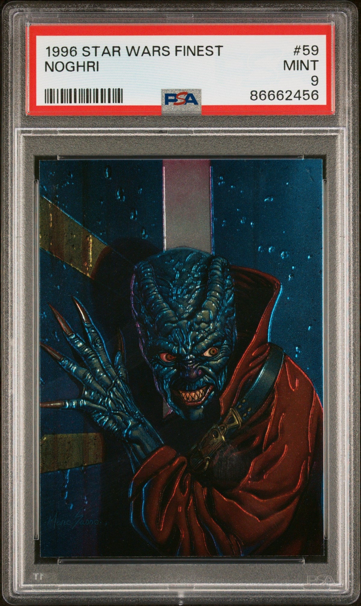 1996 STAR WARS FINEST NOGHRI  #59 - PSA 9