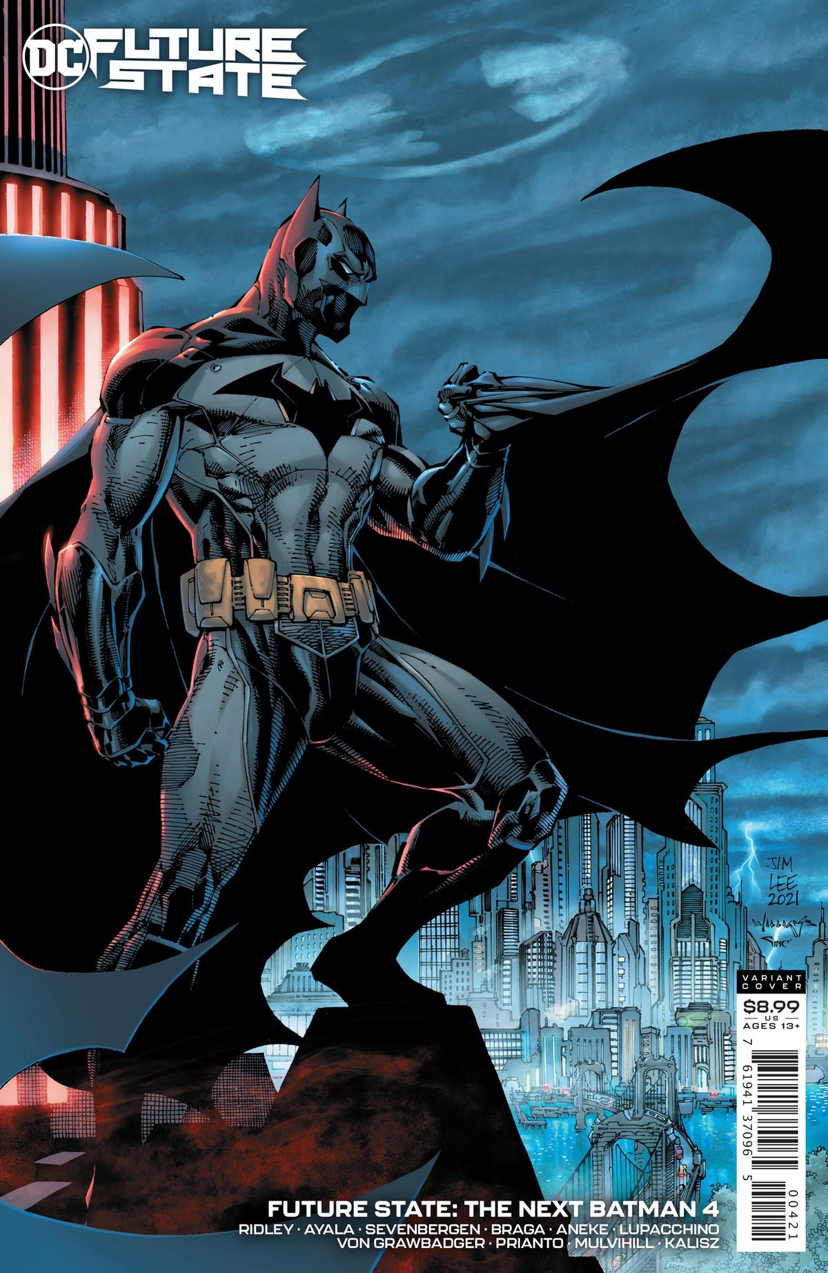 Future State The Next Batman #4 (Of 4) B Jim Lee &amp; Scott Williams Card Stock Variant (02/17/2021) Dc
