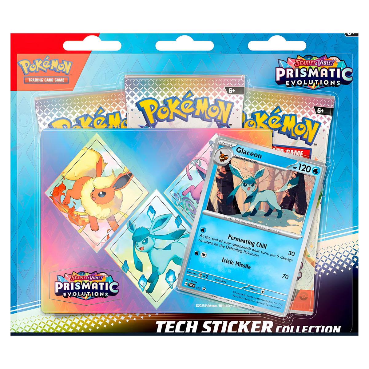 Pokemon TCG: Scarlet &amp; Violet - Prismatic Evolutions Tech Sticker Collection