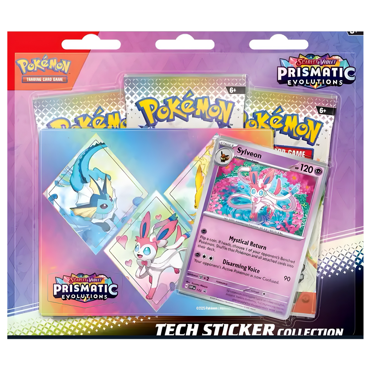 Pokemon TCG: Scarlet &amp; Violet - Prismatic Evolutions Tech Sticker Collection