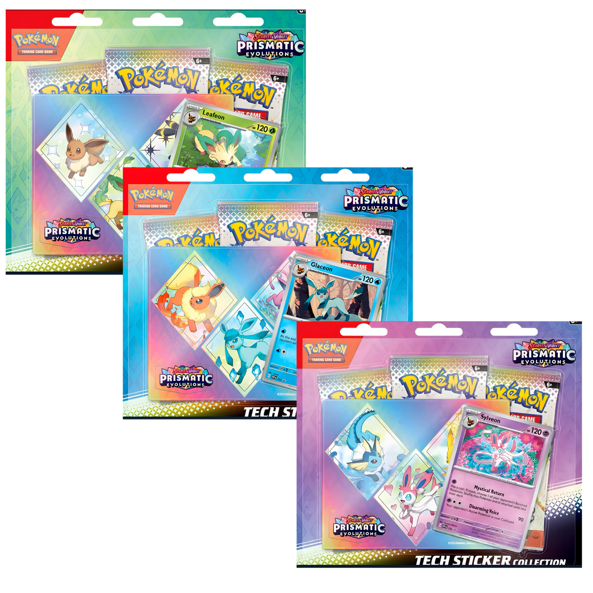 Pokemon TCG: Scarlet &amp; Violet - Prismatic Evolutions Tech Sticker Collection