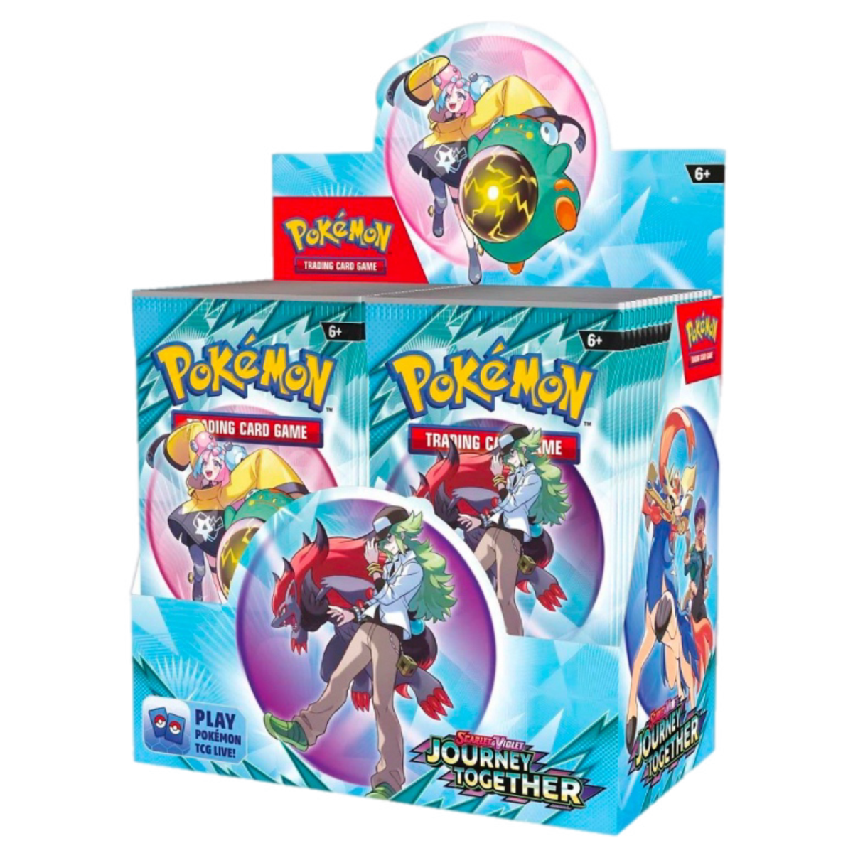 Scarlet &amp; Violet-Journey Together Enhanced Booster Display Box (36 Packs &amp; 1 Promo Card)