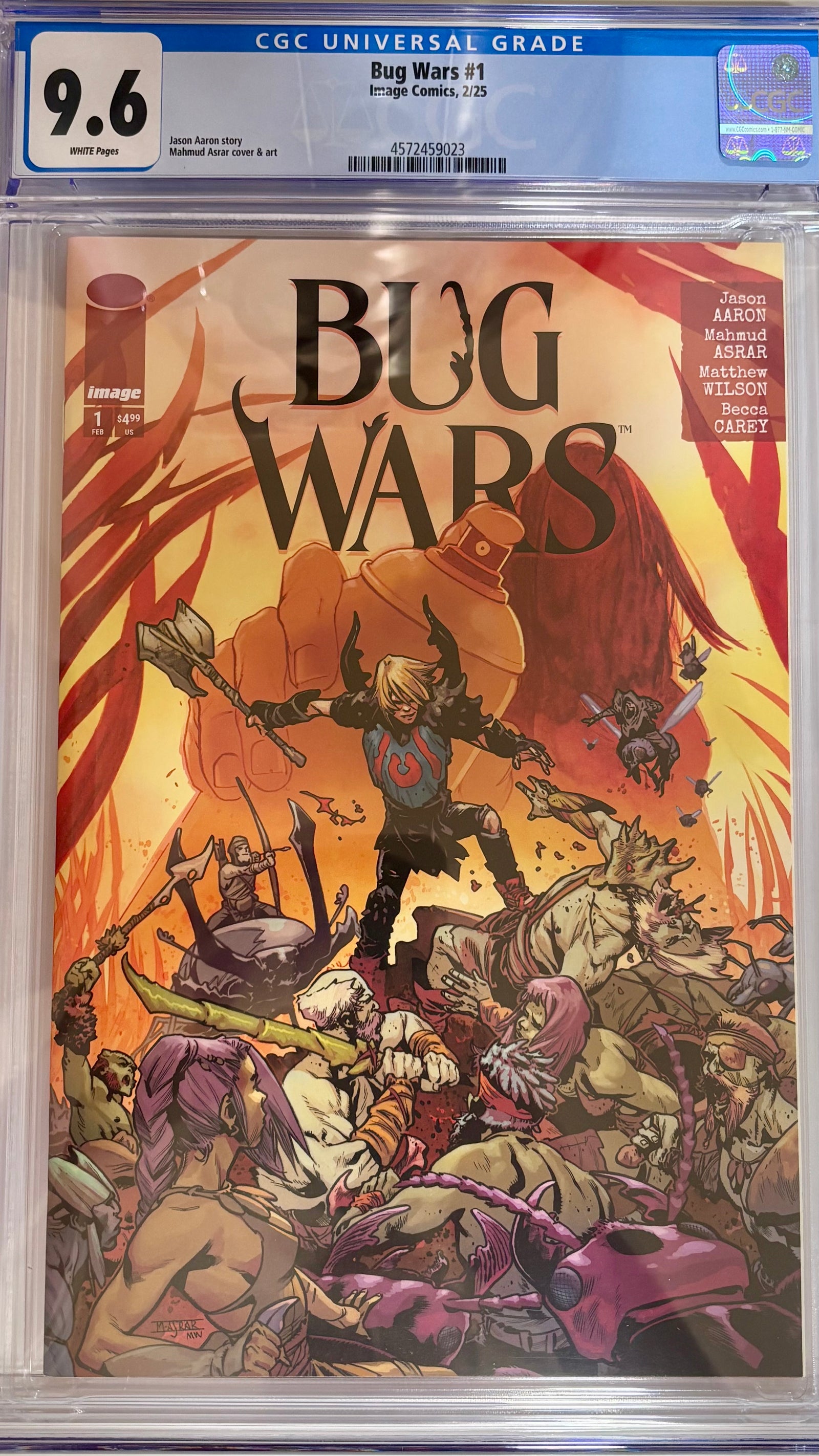 Bug Wars #1 CGC 9.6 Cover A – Mahmud Asrar Variant


