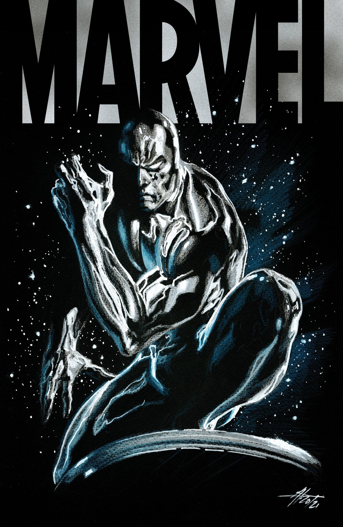 Marvel #6 (Of 6) Gabriele Dell&#39;Otto Silver Surfer Variant (03/24/2021) Marvel