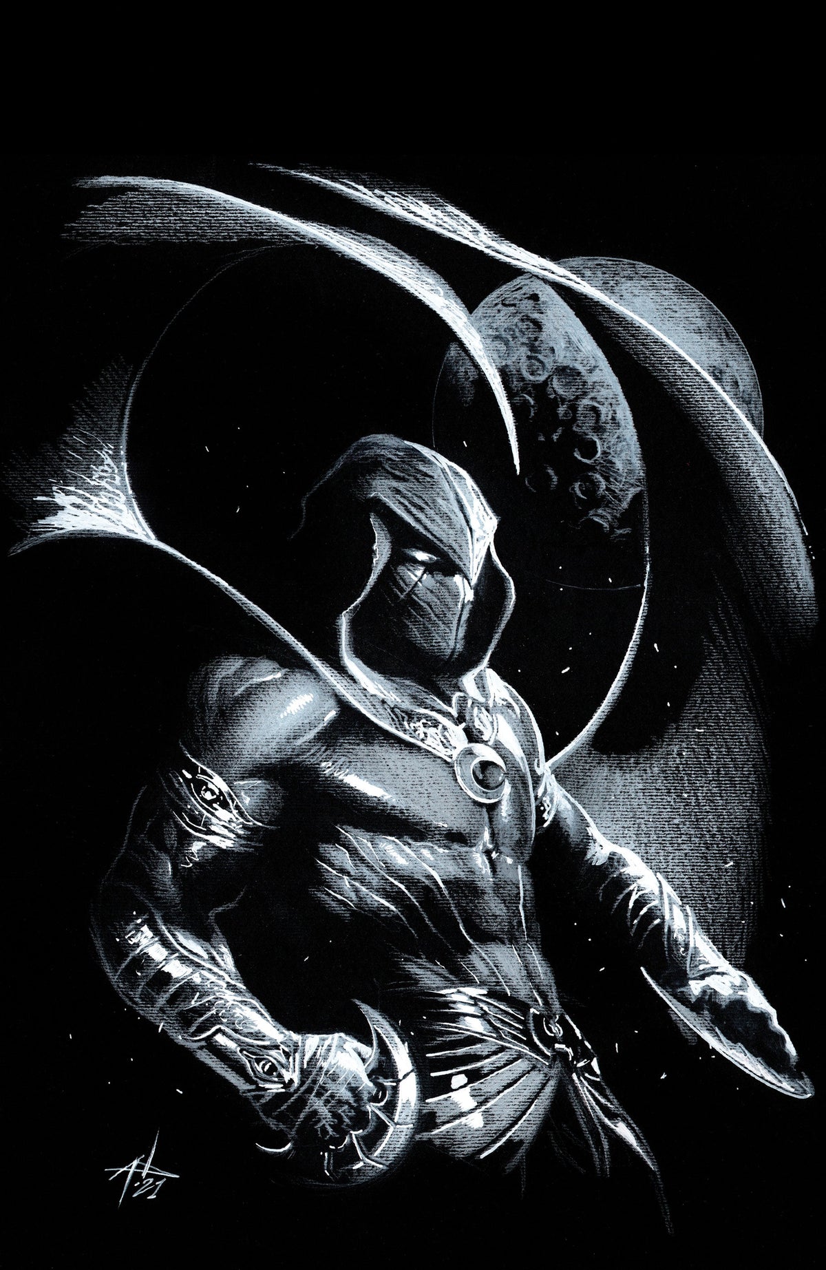 Moon Knight #1 Gabriele Dell&#39;Otto Variant (07/28/2021) Marvel