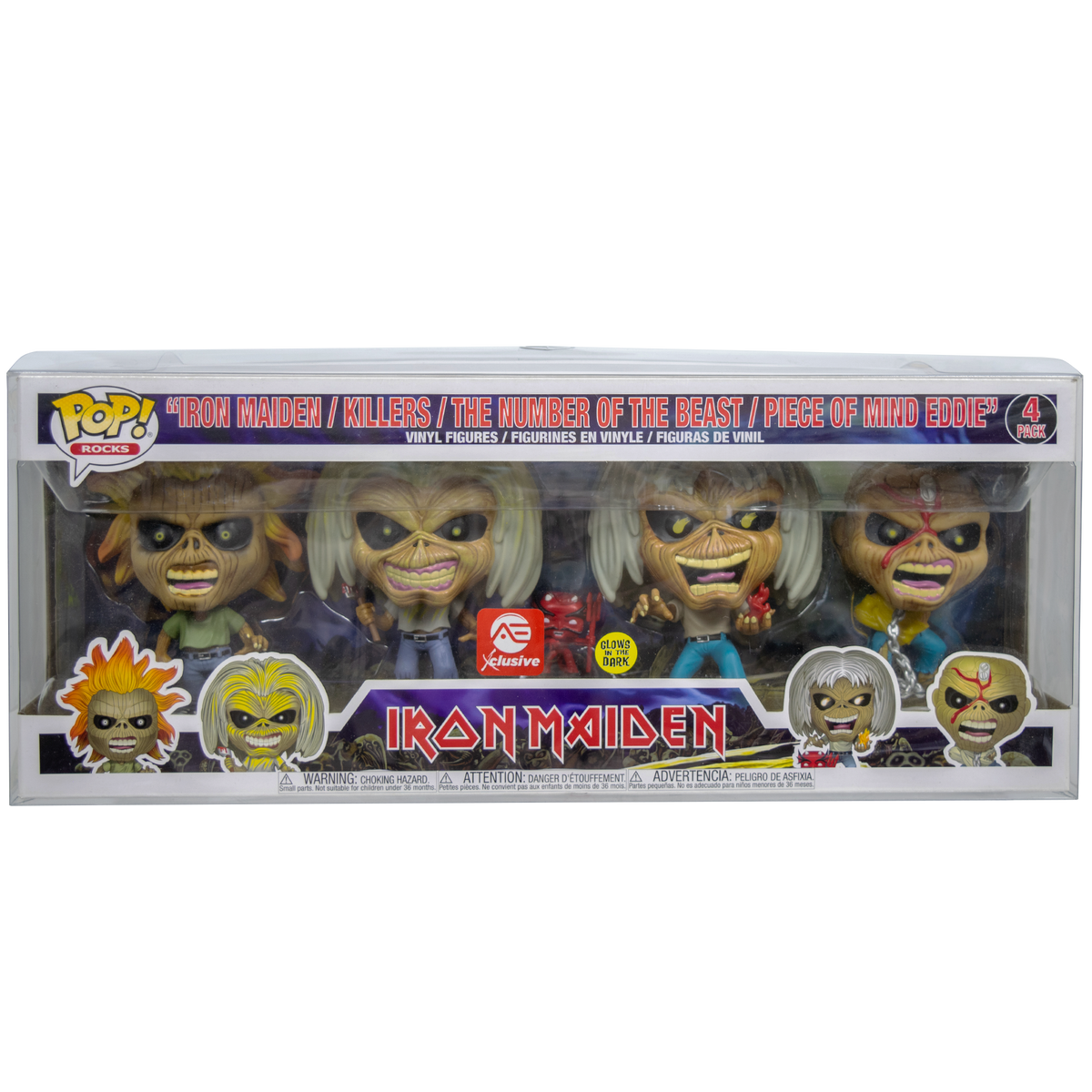 4-Pack Iron Maiden 2020 PopShield Protectors