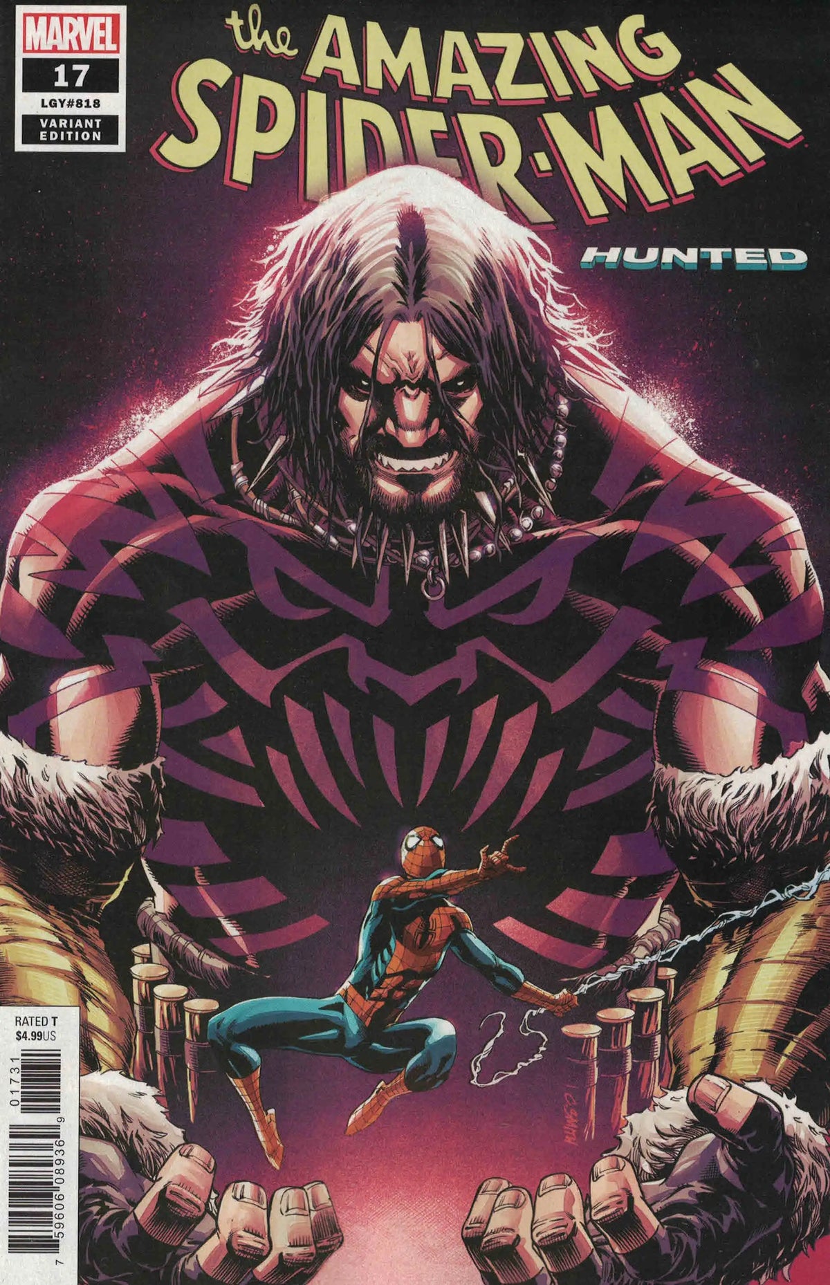 Amazing Spider-Man Vol. 5 #17 – Corey Smith 1:25 Ratio Variant (Kraven the Hunter)
