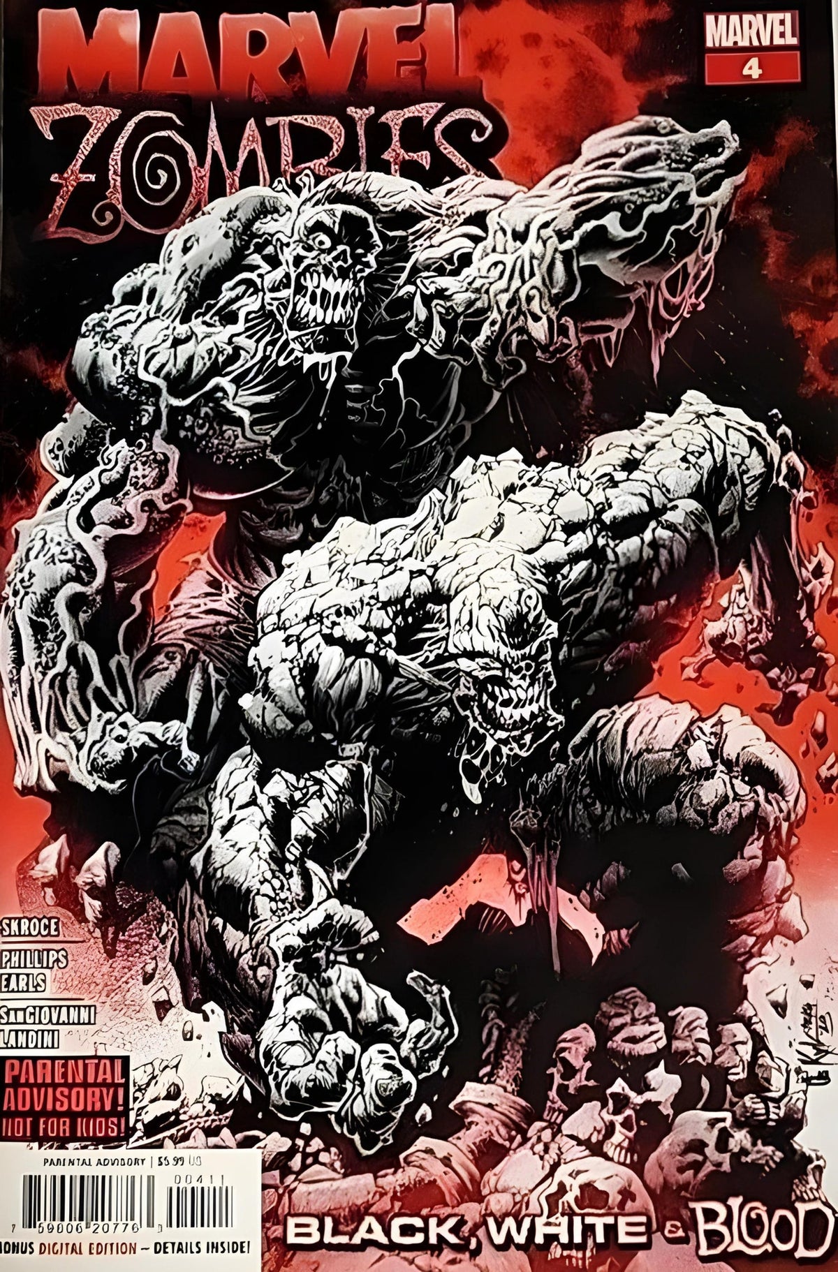 Marvel Zombies: Black, White &amp; Blood (2023) #4