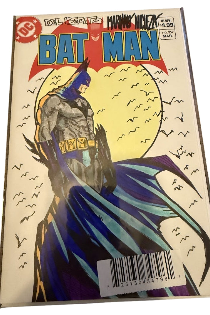 Batman (1940) #357C Facsimile Edition SIGNED &amp; REMARKED