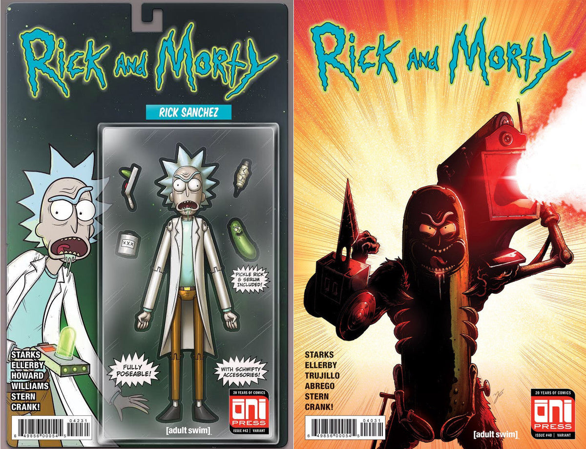 Rick &amp; Morty 42 Oni Mike Vasquez Rick Sanchez Action Figure Variant (09/26/2018)