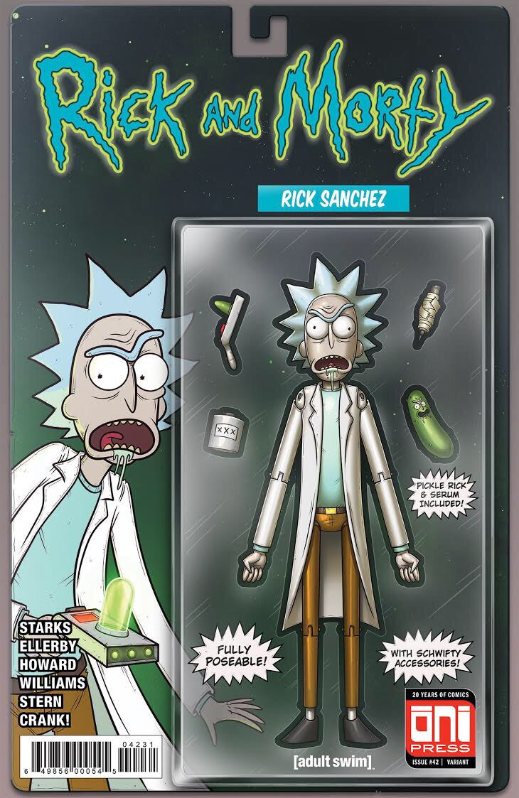 Rick &amp; Morty 42 Oni Mike Vasquez Rick Sanchez Action Figure Variant (09/26/2018)