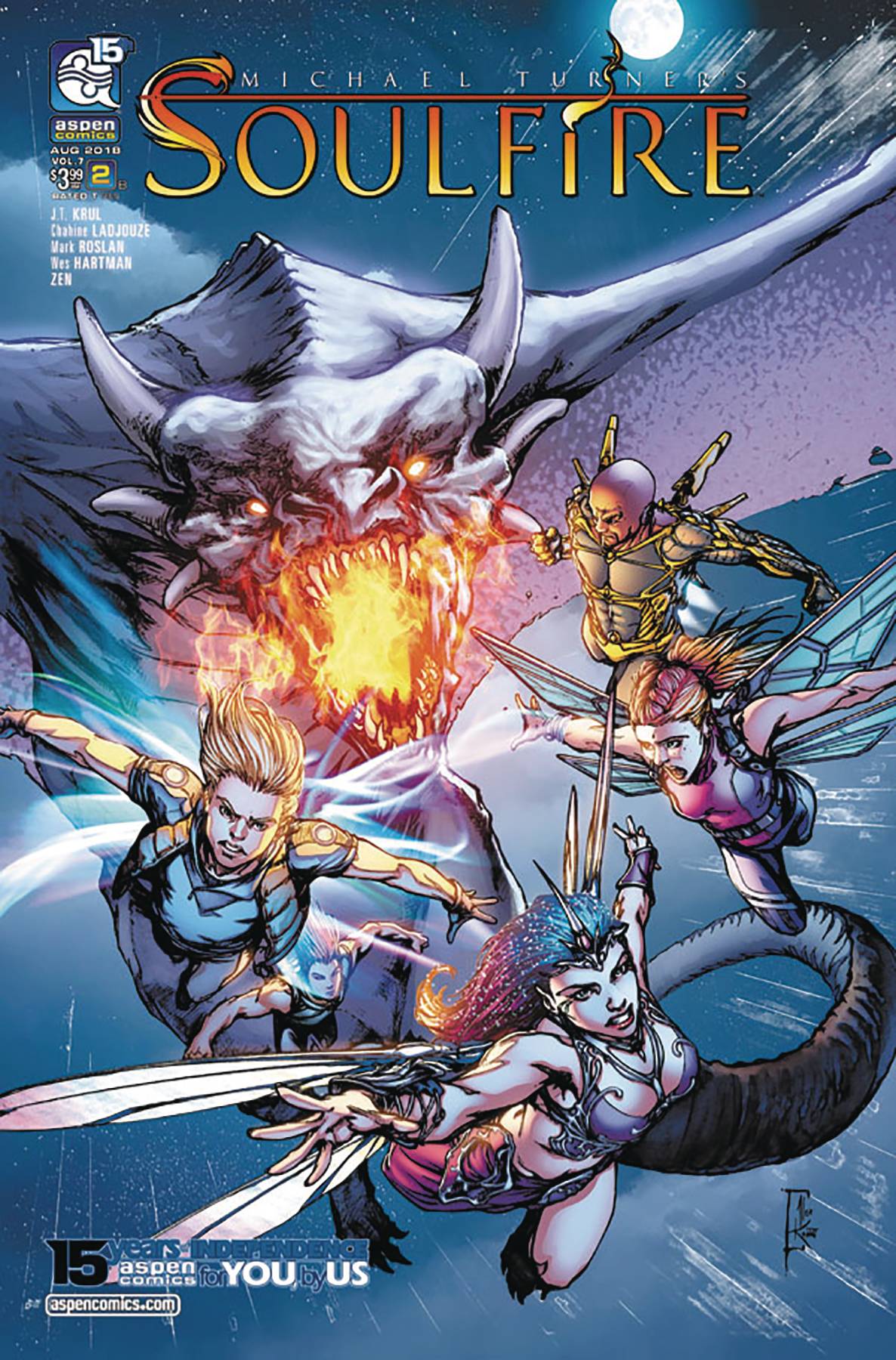 Michael Turner&#39;s Soulfire (2018) #2B