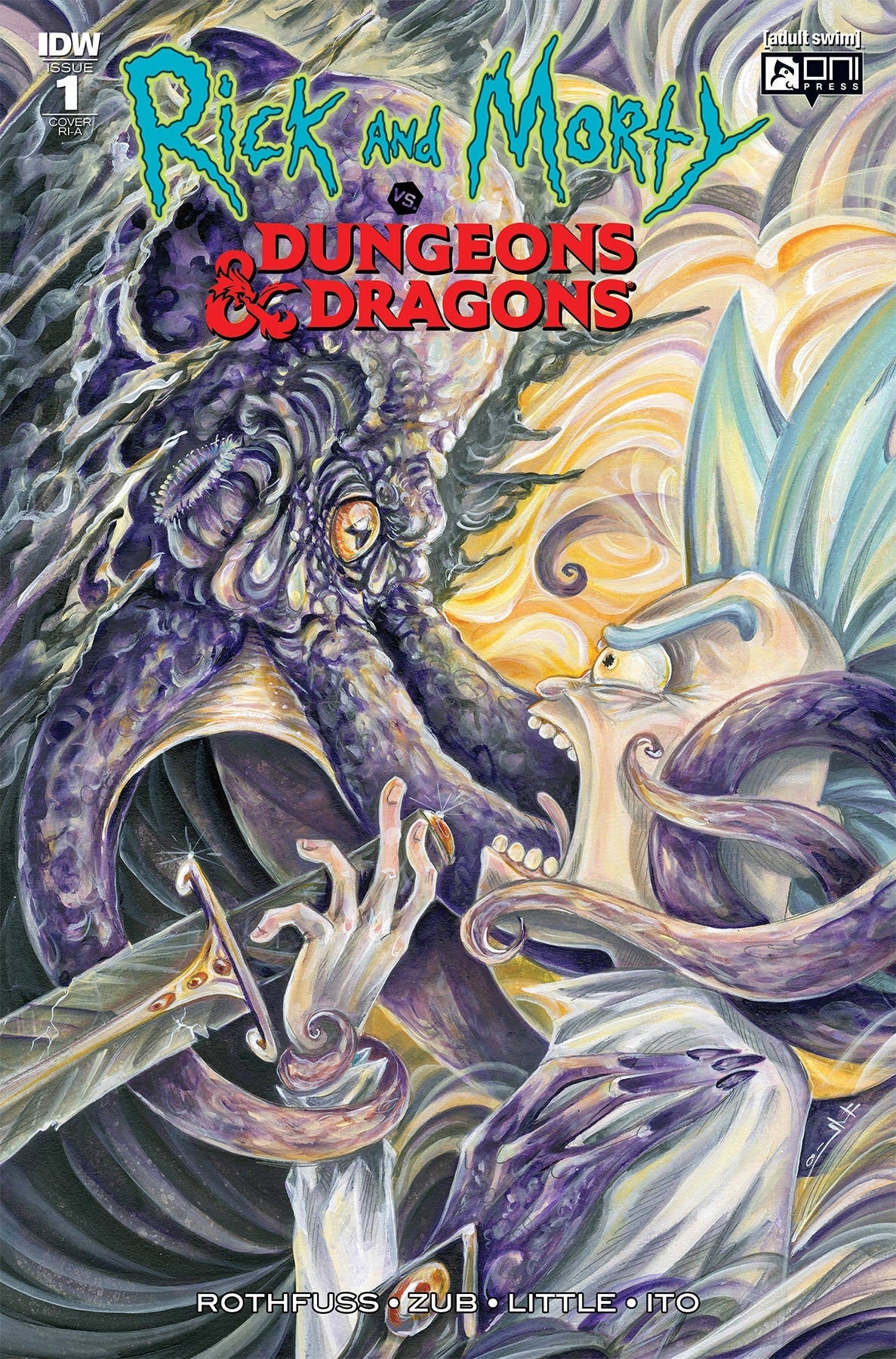 RICK &amp; MORTY VS DUNGEONS &amp; DRAGONS #1 (OF 4) IDW 1:10 Sara Richard Variant (08/29/2018)