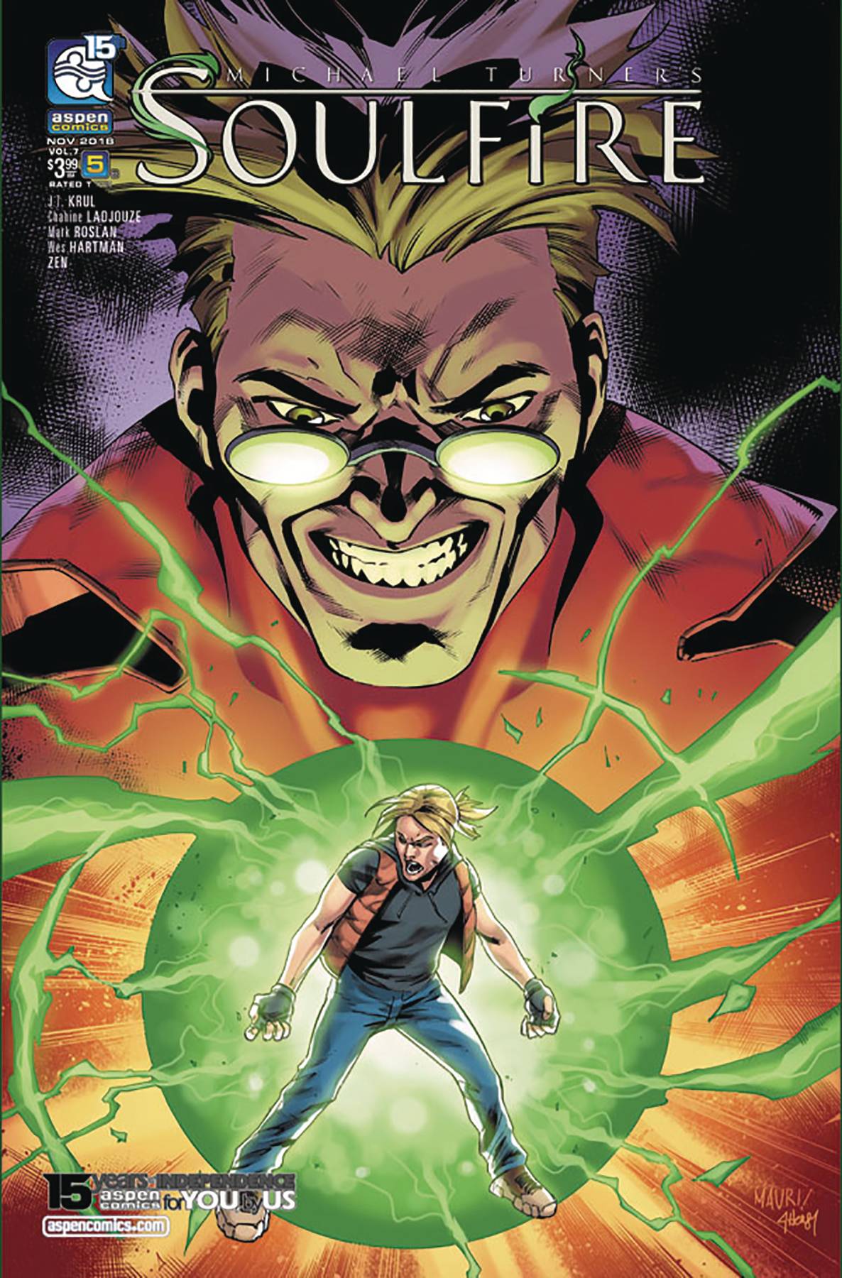 Michael Turner&#39;s Soulfire (2018) #5B