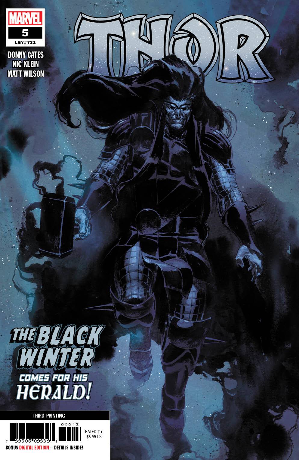 Thor #5 3rd Print Nic Klein Variant (09/02/2020) Marvel