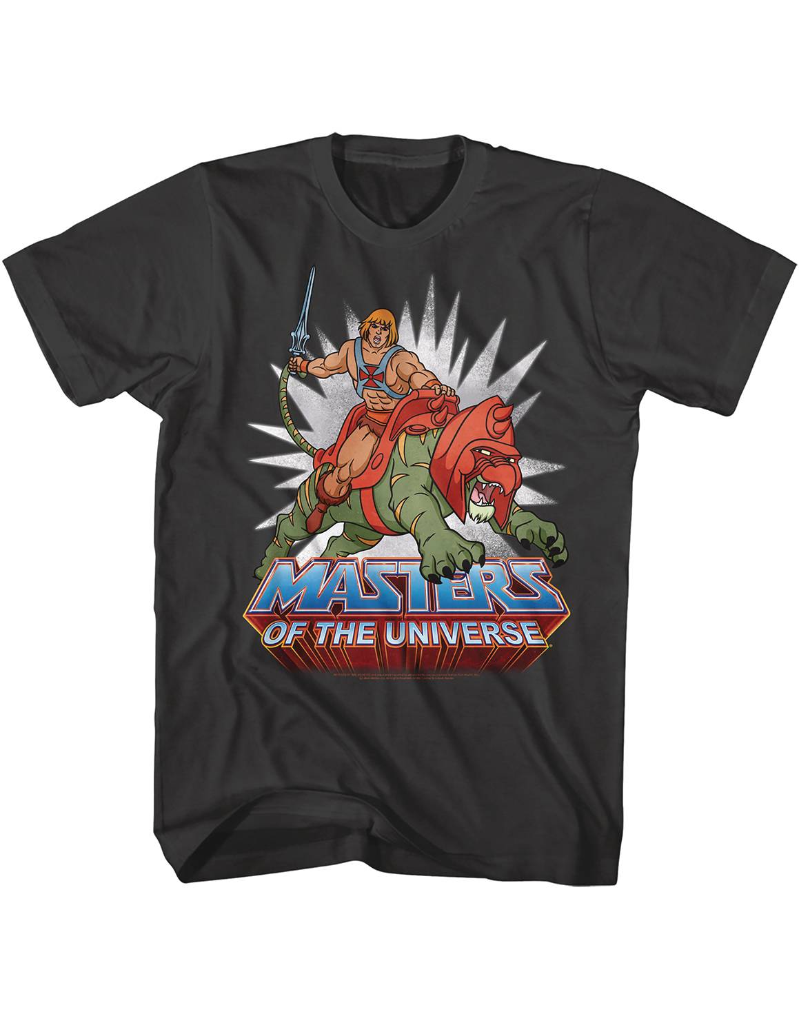 Masters Of The Universe He-man Black T-Shirt
