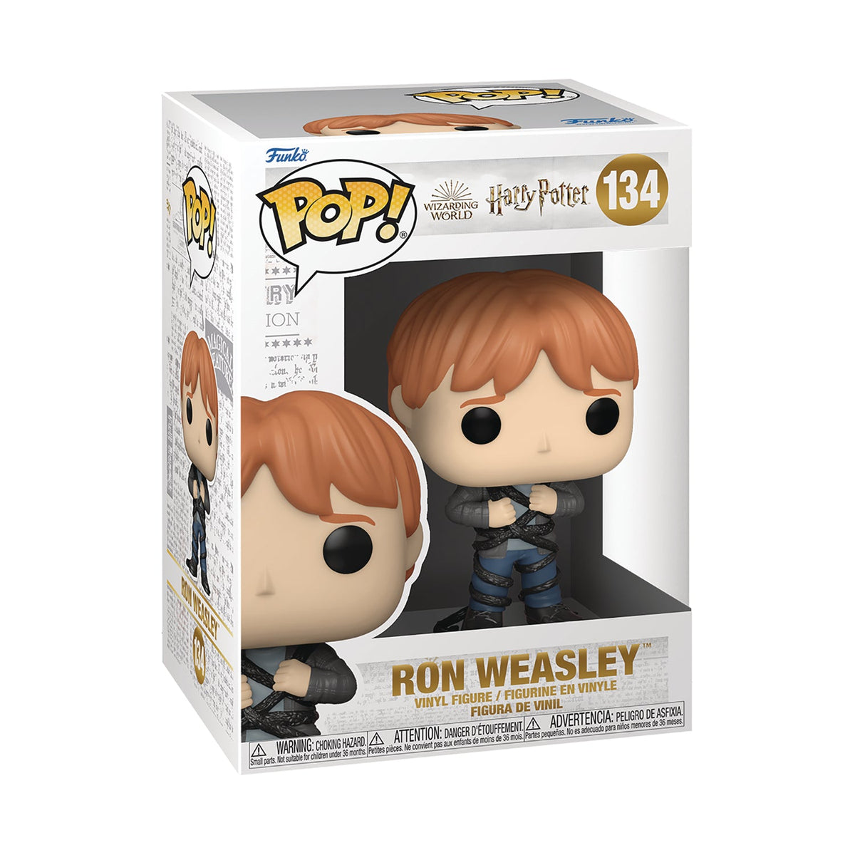 Pop! Wizarding World: Harry Potter 20th Anniversary - Ron in Devil&#39;s Snare #134 Vinyl Figure