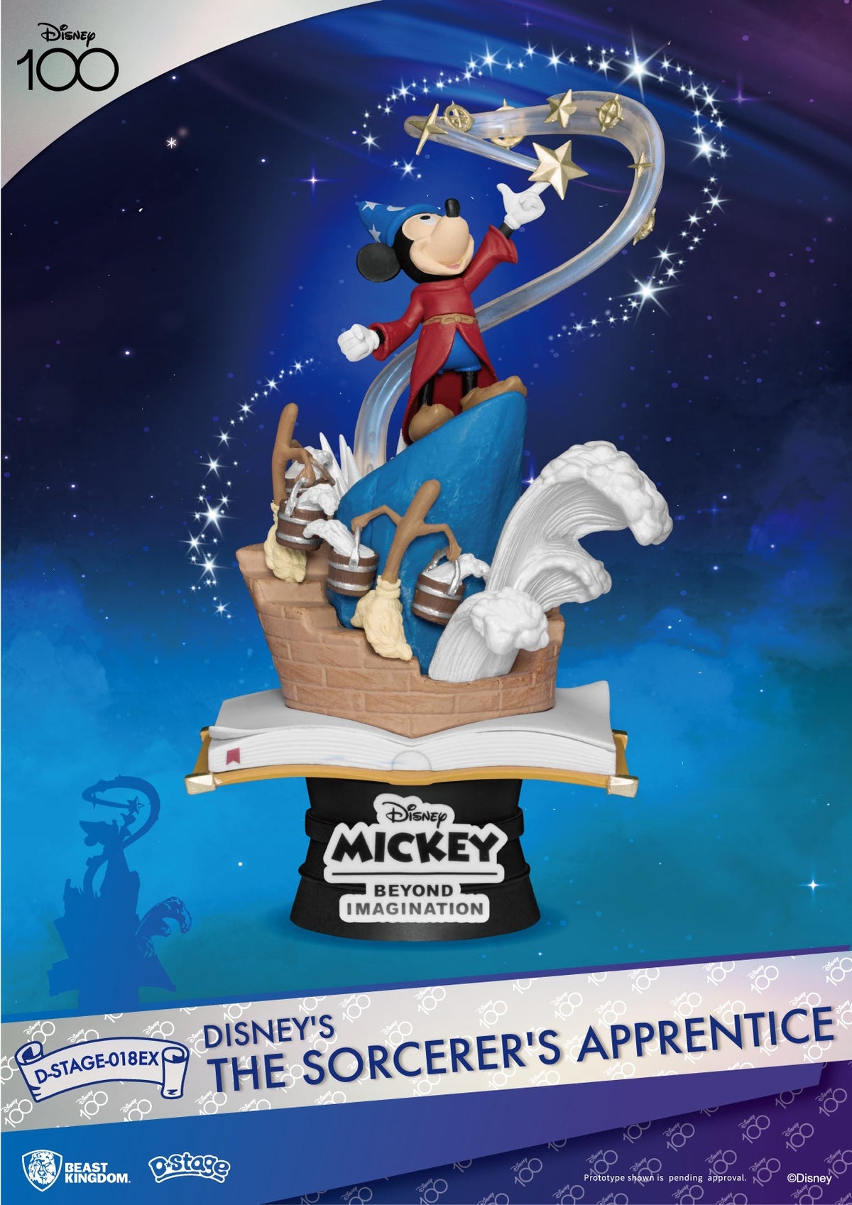 Sorcerer&#39;s Apprentice D-Stage-018ex 6in Statue - Exclusive