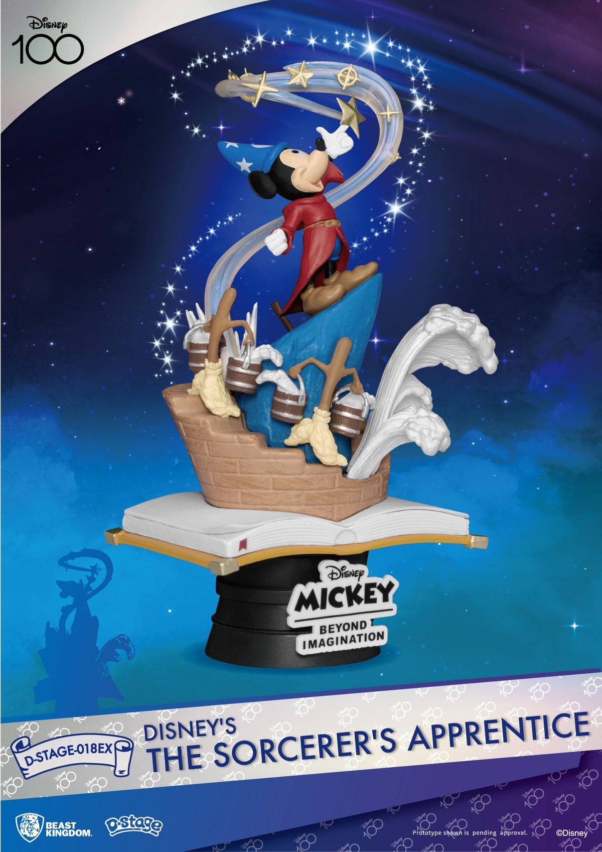 Sorcerer&#39;s Apprentice D-Stage-018ex 6in Statue - Exclusive