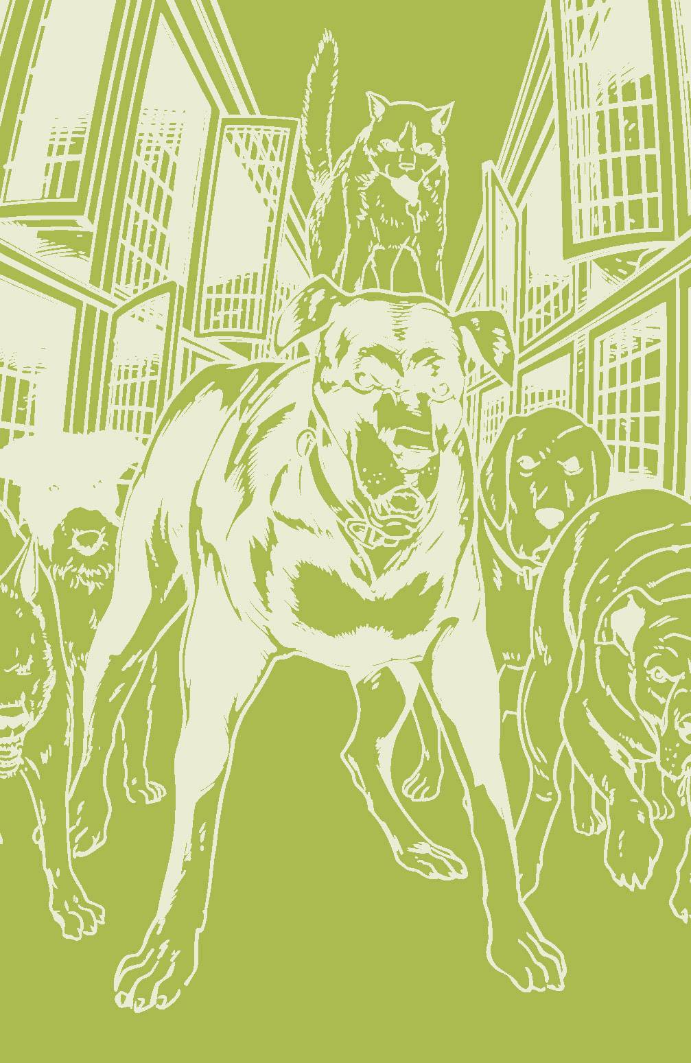Animal Pound Pen &amp; Ink (2024) #1B