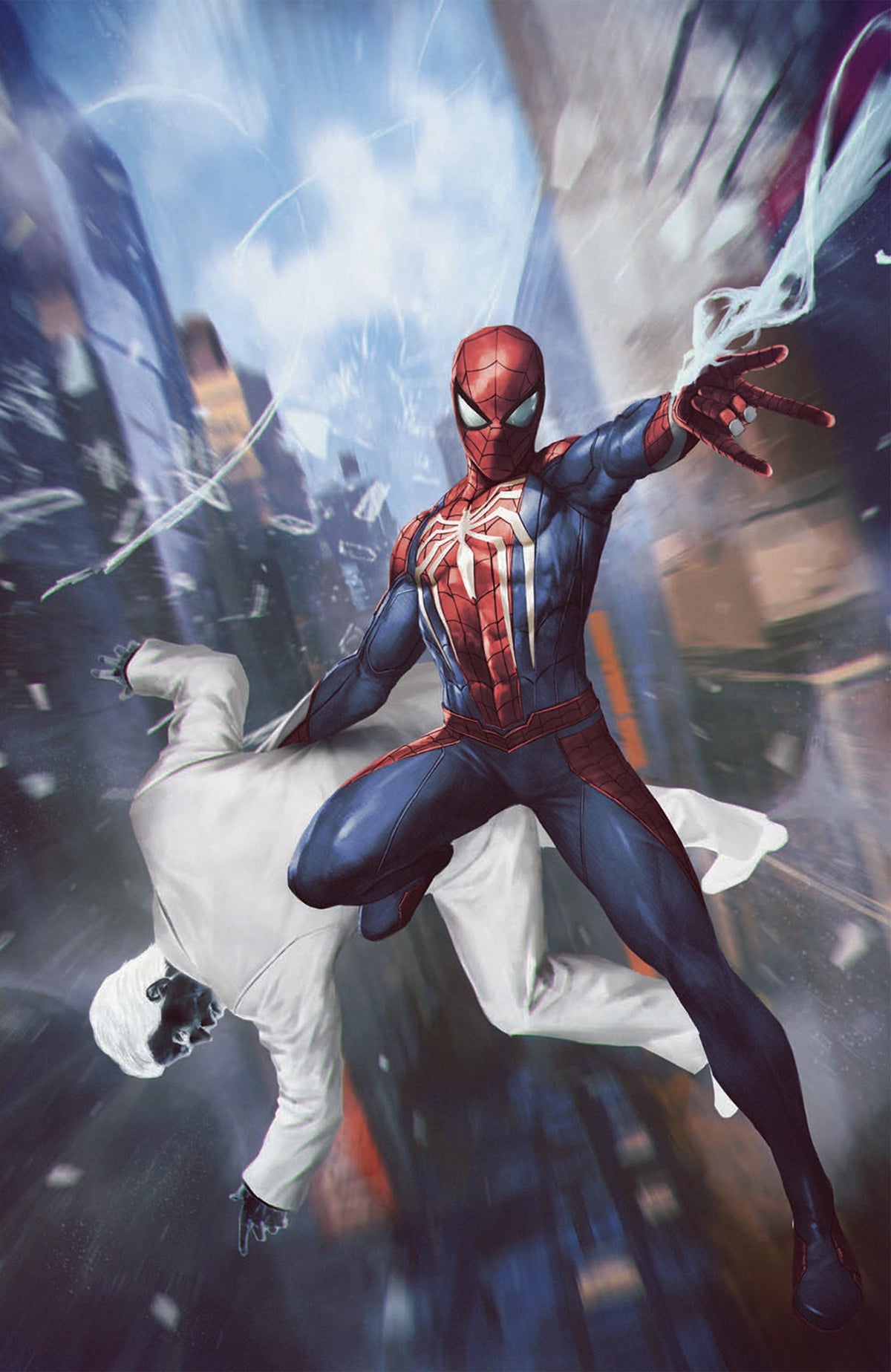 MARVELS SPIDER-MAN CITY AT WAR #1 (OF 6) Skan Srisuwan Virgin Variant Amazing Fantasy 15 Homage PS4 (03/20/2019) MARVEL