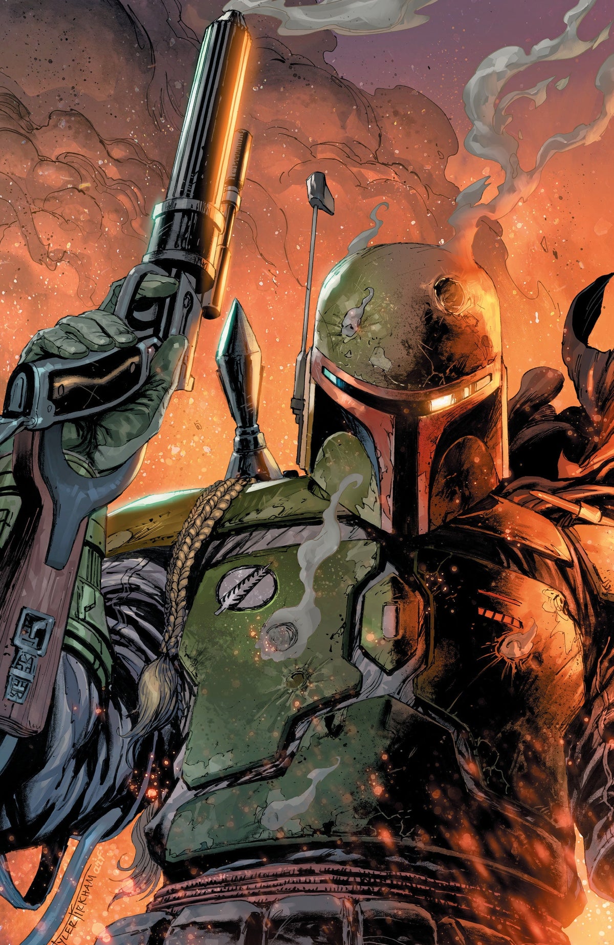 Star Wars War Bounty Hunters #1 (Of 5) Tyler Kirkham Boba Fett Virgin Variant (06/09/2021) Marvel