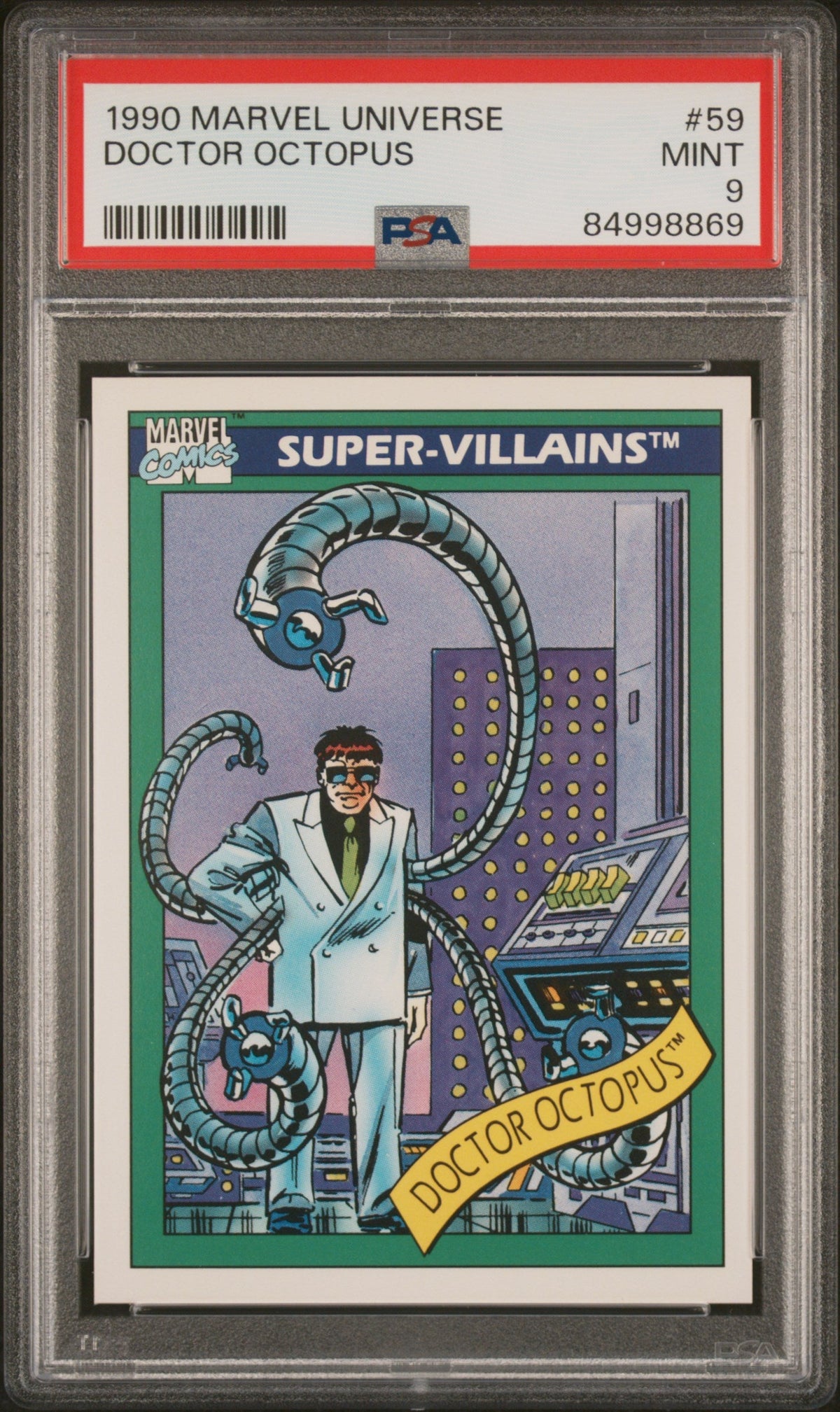 1990 MARVEL UNIVERSE DOCTOR OCTOPUS  #59 - PSA 9