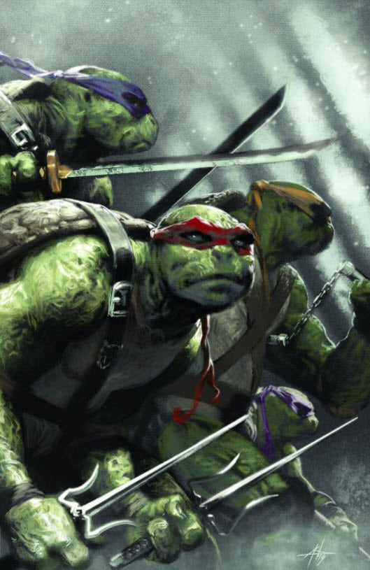 TMNT ONGOING #98 Gabriele Dell&#39;Otto Virgin Variant Teenage Mutant Ninja Turtles (09/25/2019) IDW