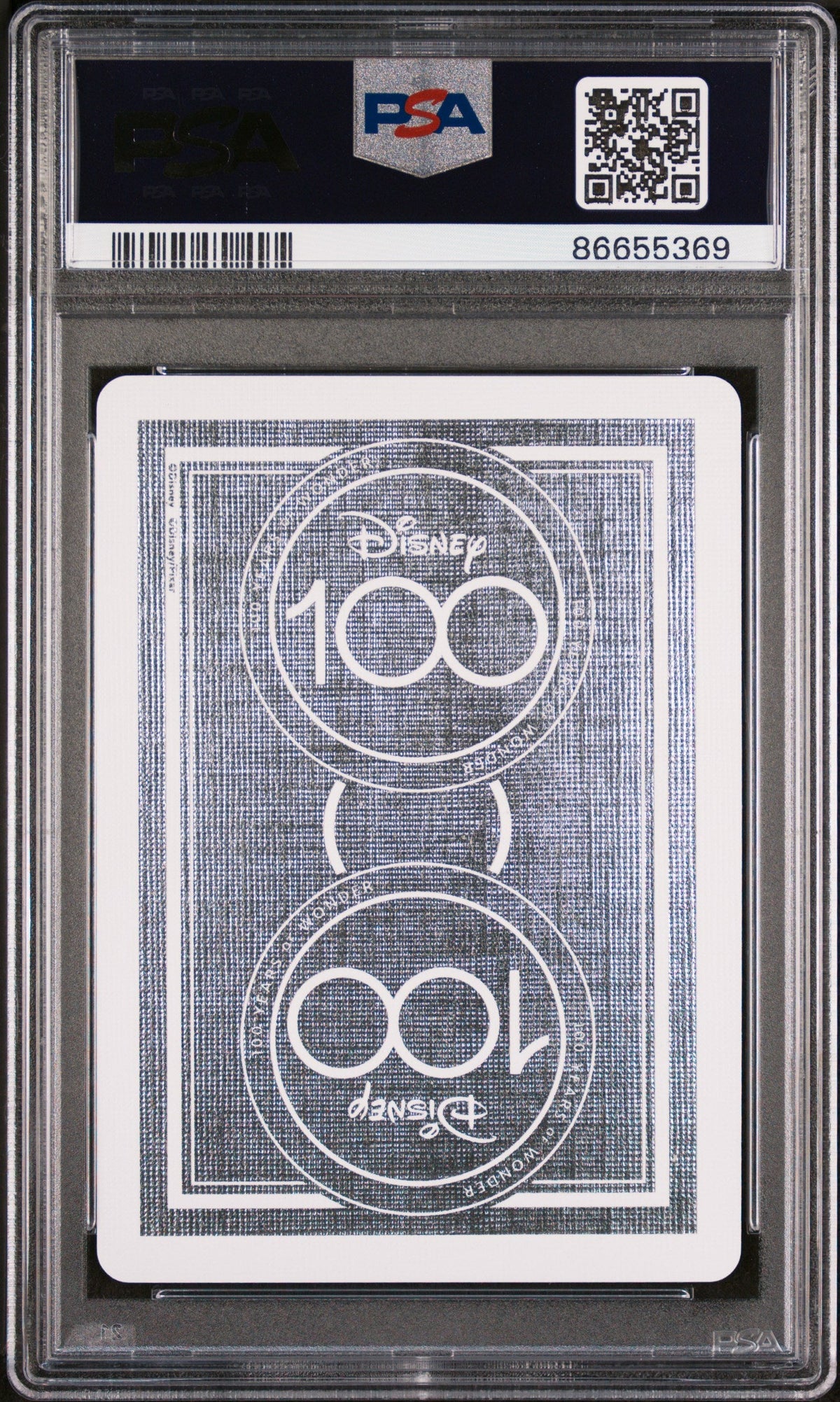 2023 DISNEY 100 PLAYING CARDS RAPUNZEL 7 OF SPADES PSA 10