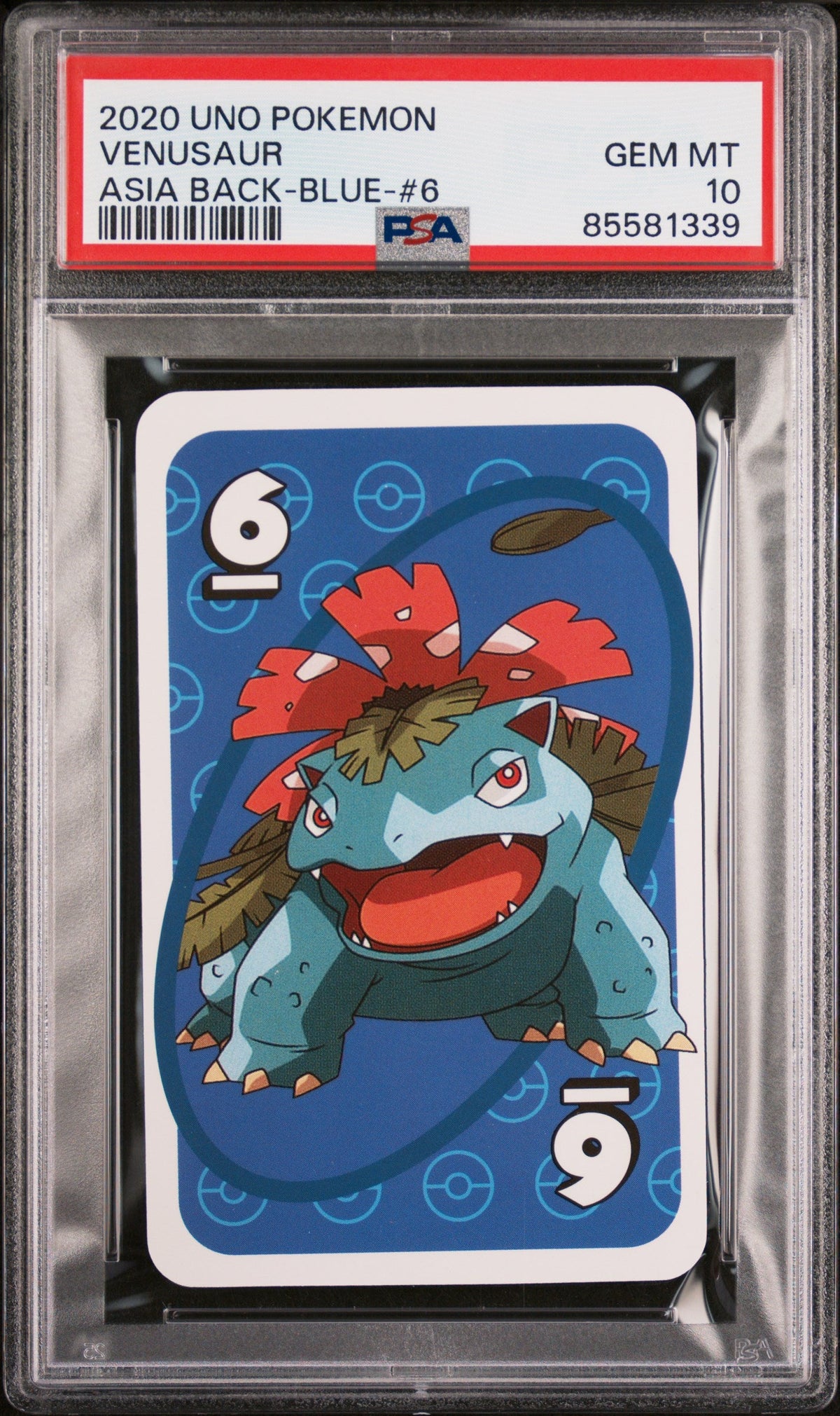 2020 UNO POKEMON VENUSAUR  -  PSA  10