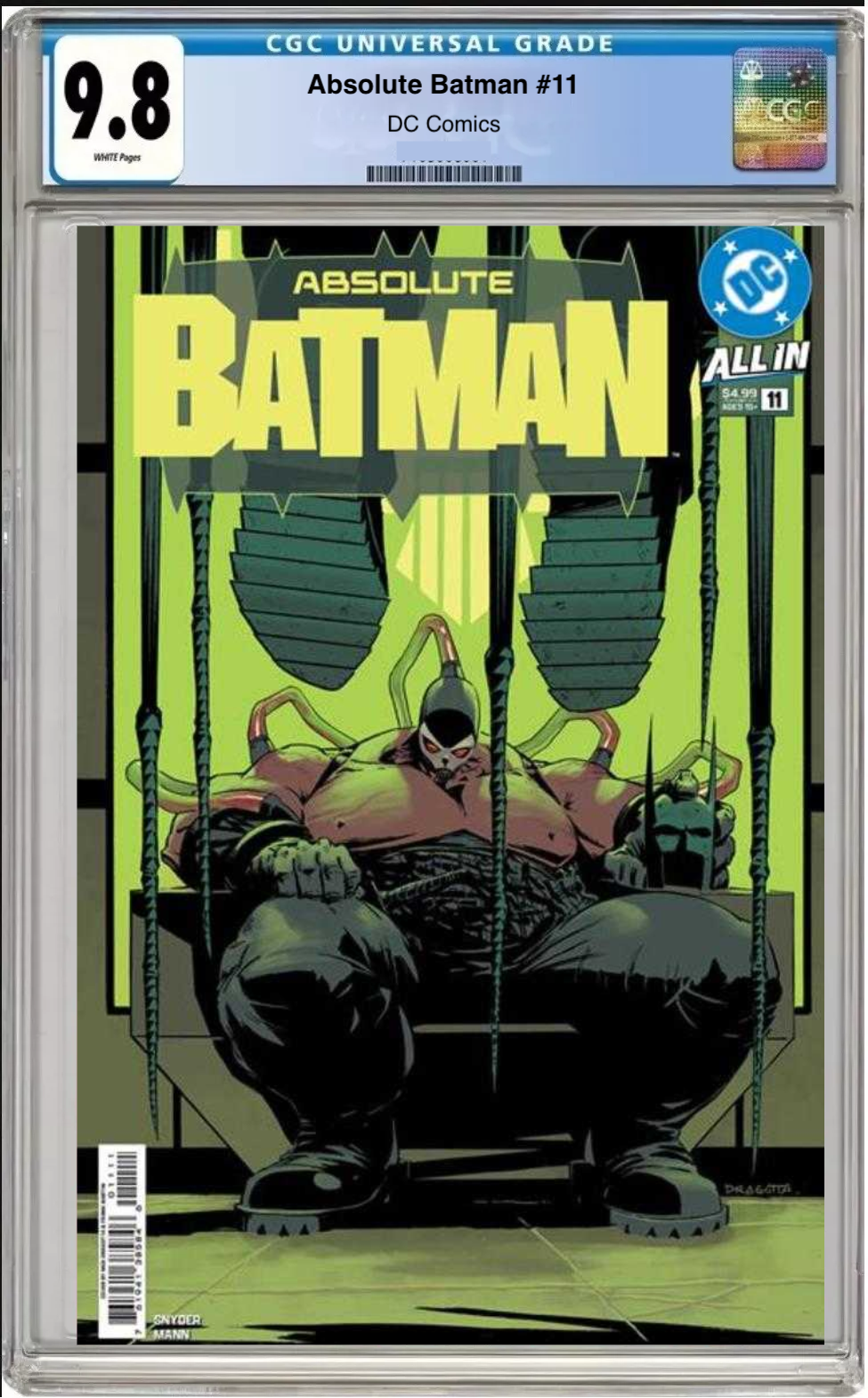 Absolute Batman #11 – CGC Graded 9.8 Cover A Nick Dragotta